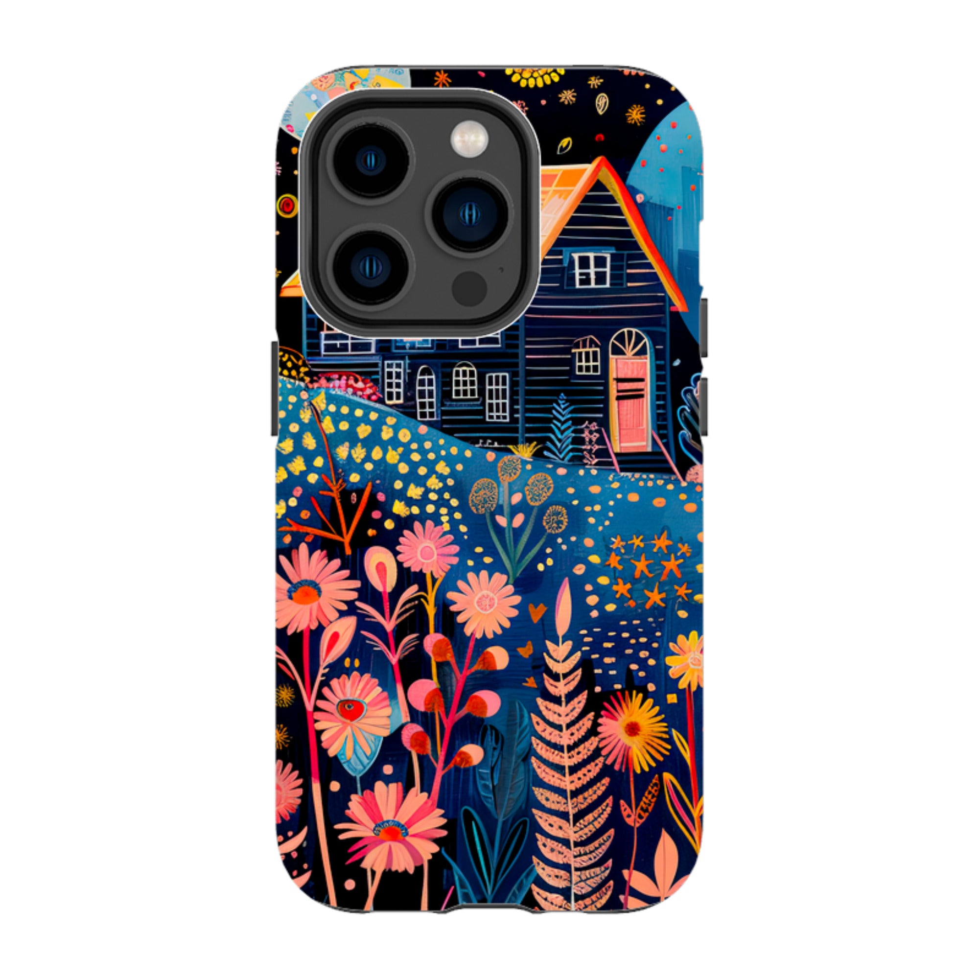 iPhone Case - Folk Art House V