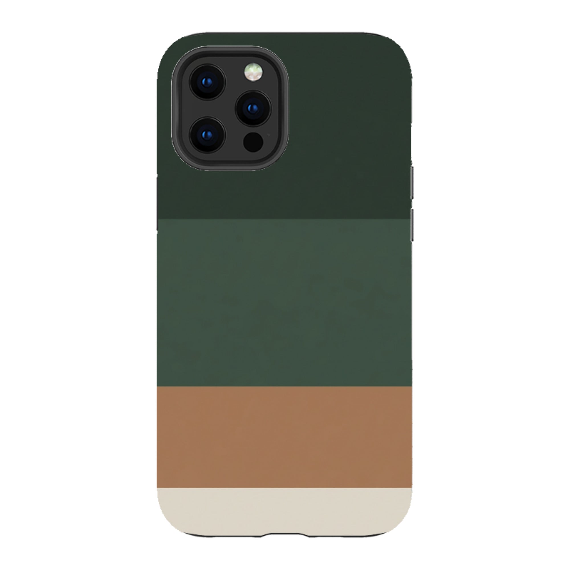 iPhone Tough Case - Terracotta and Green Gradient
