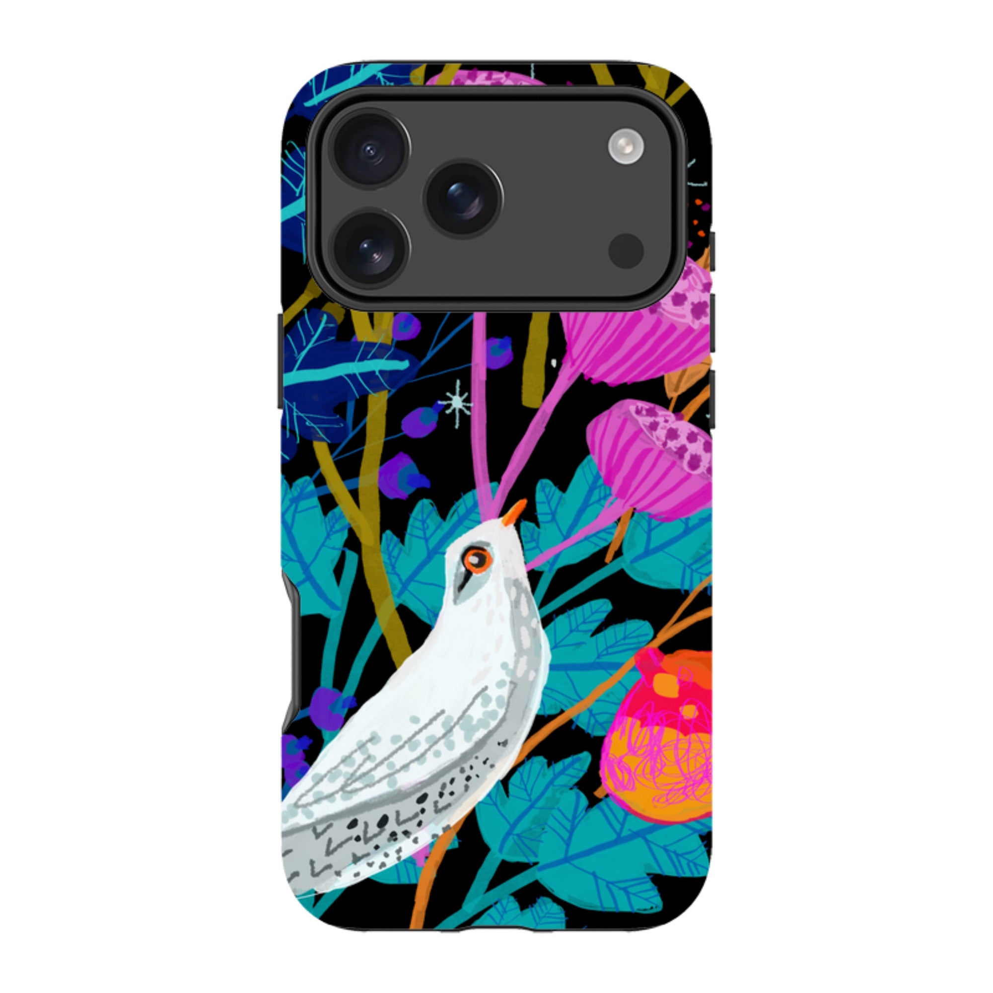 iPhone MagSafe Tough Case -  White Bird By Claire West