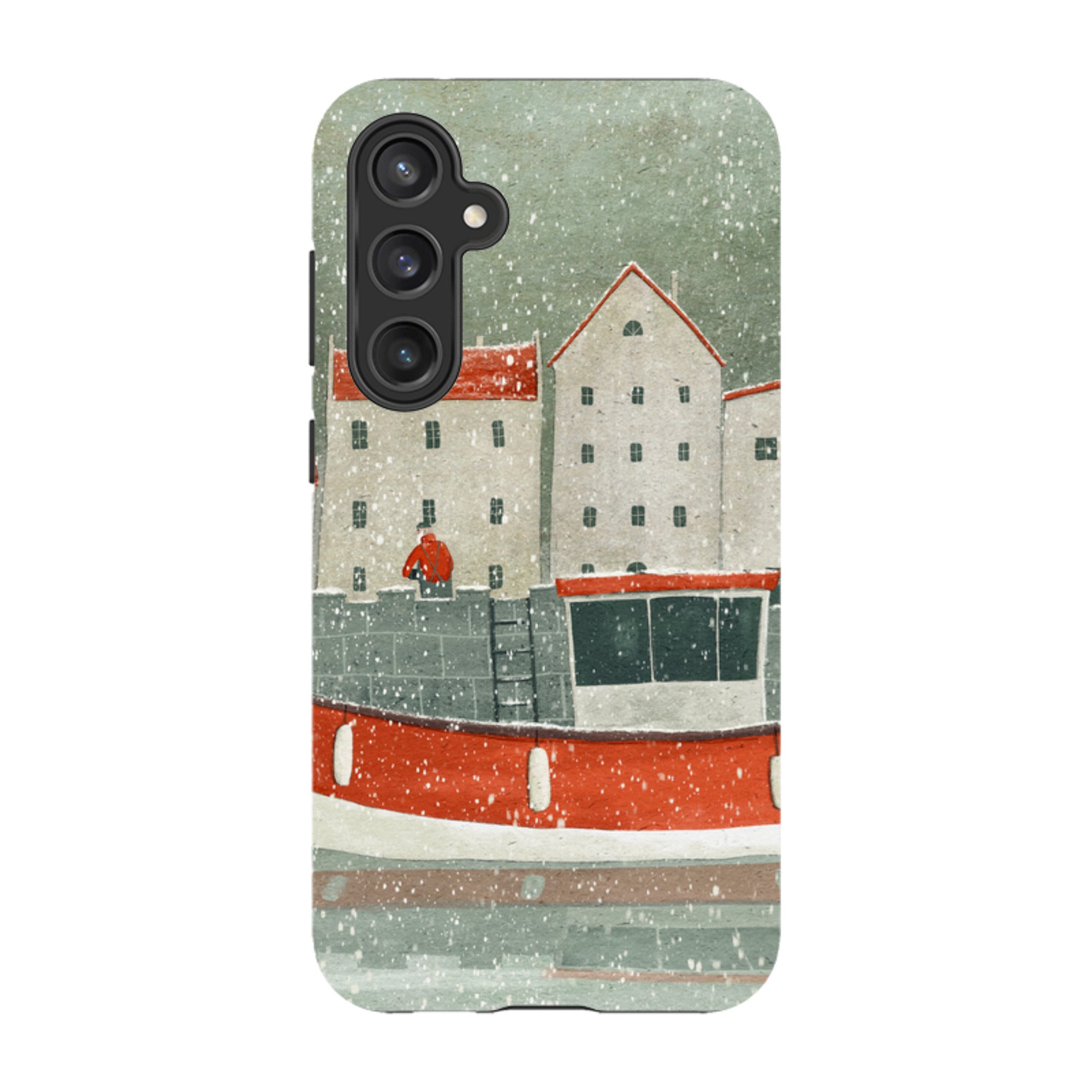 Samsung Tough Case - Christmas Harbour By Maja Lindberg