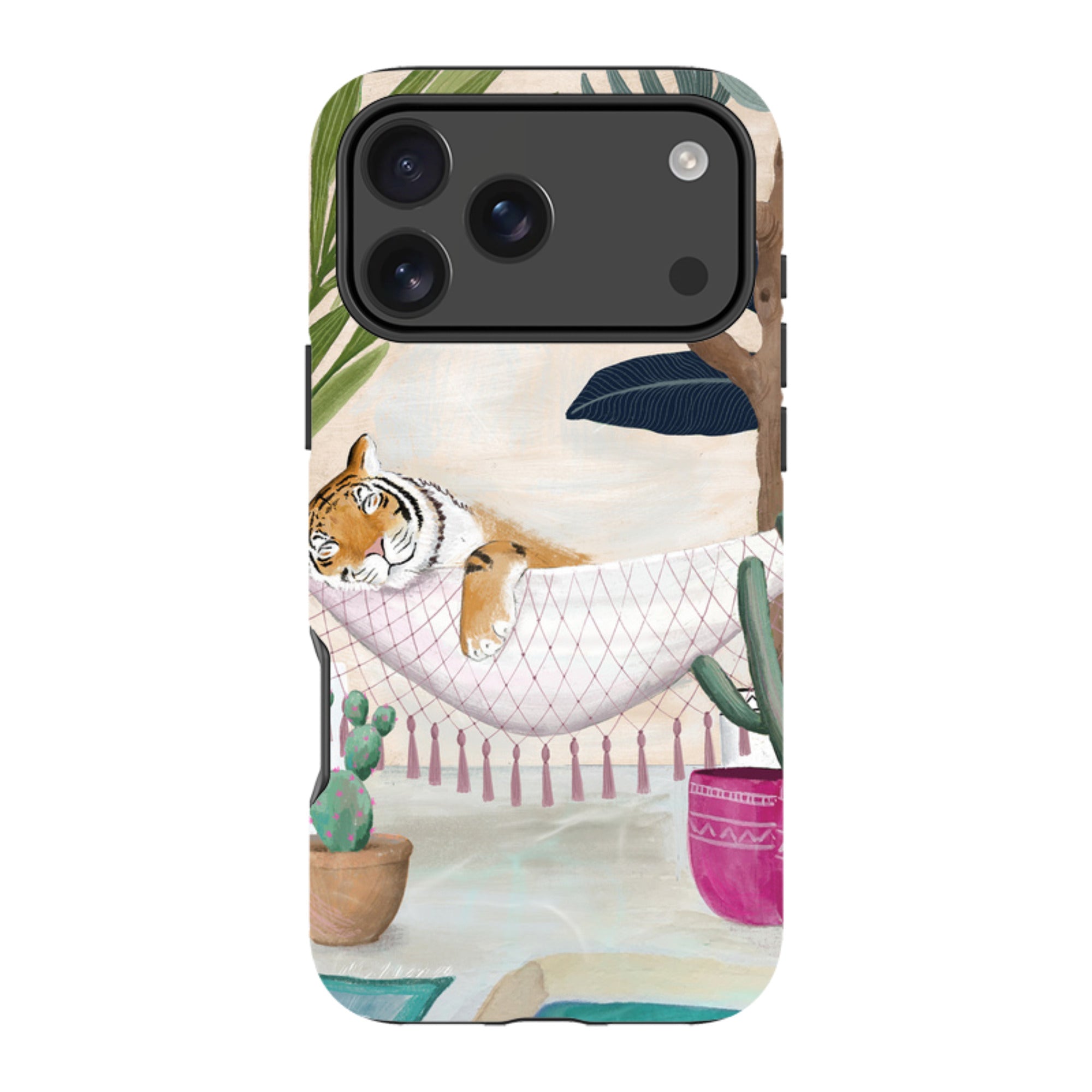 iPhone Tough Case - Tiger Hammock By Bex Parkin