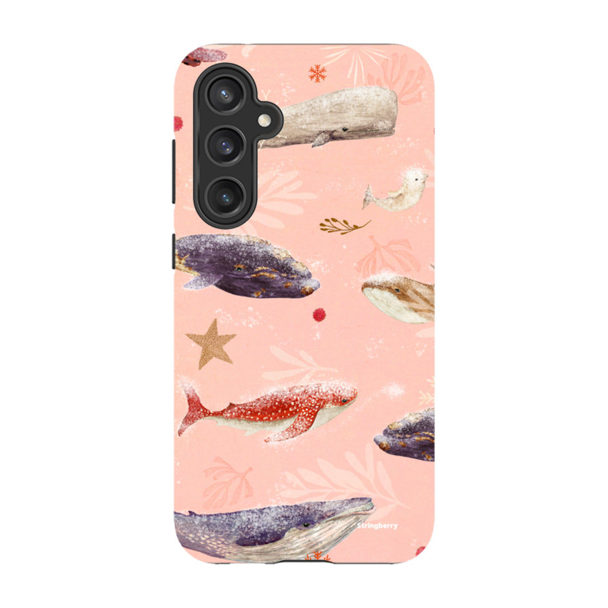 Samsung Tough Case - Sugar Plum Whales By Katherine Quinn