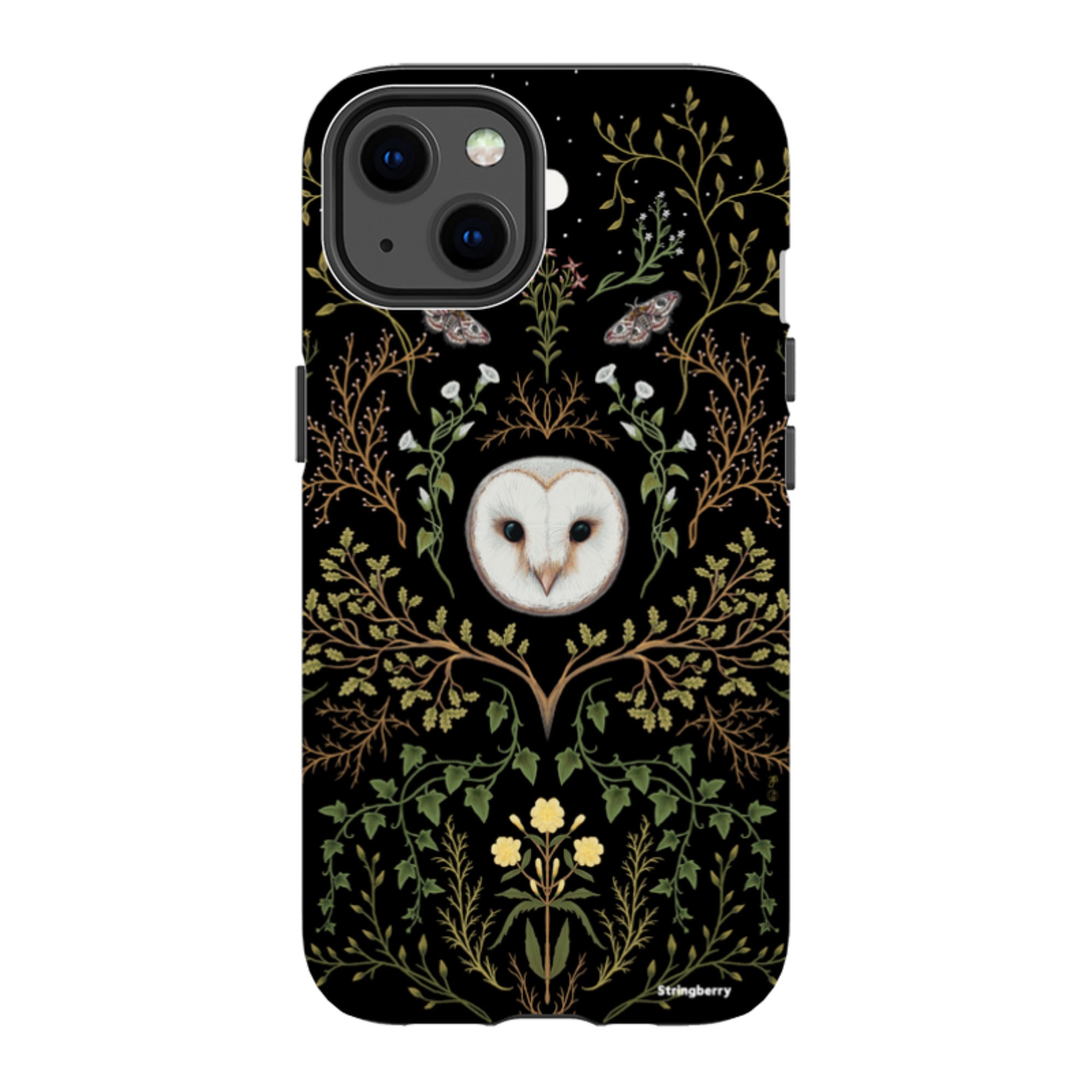 iPhone Tough Case - Owl Pattern By Anna Stead
