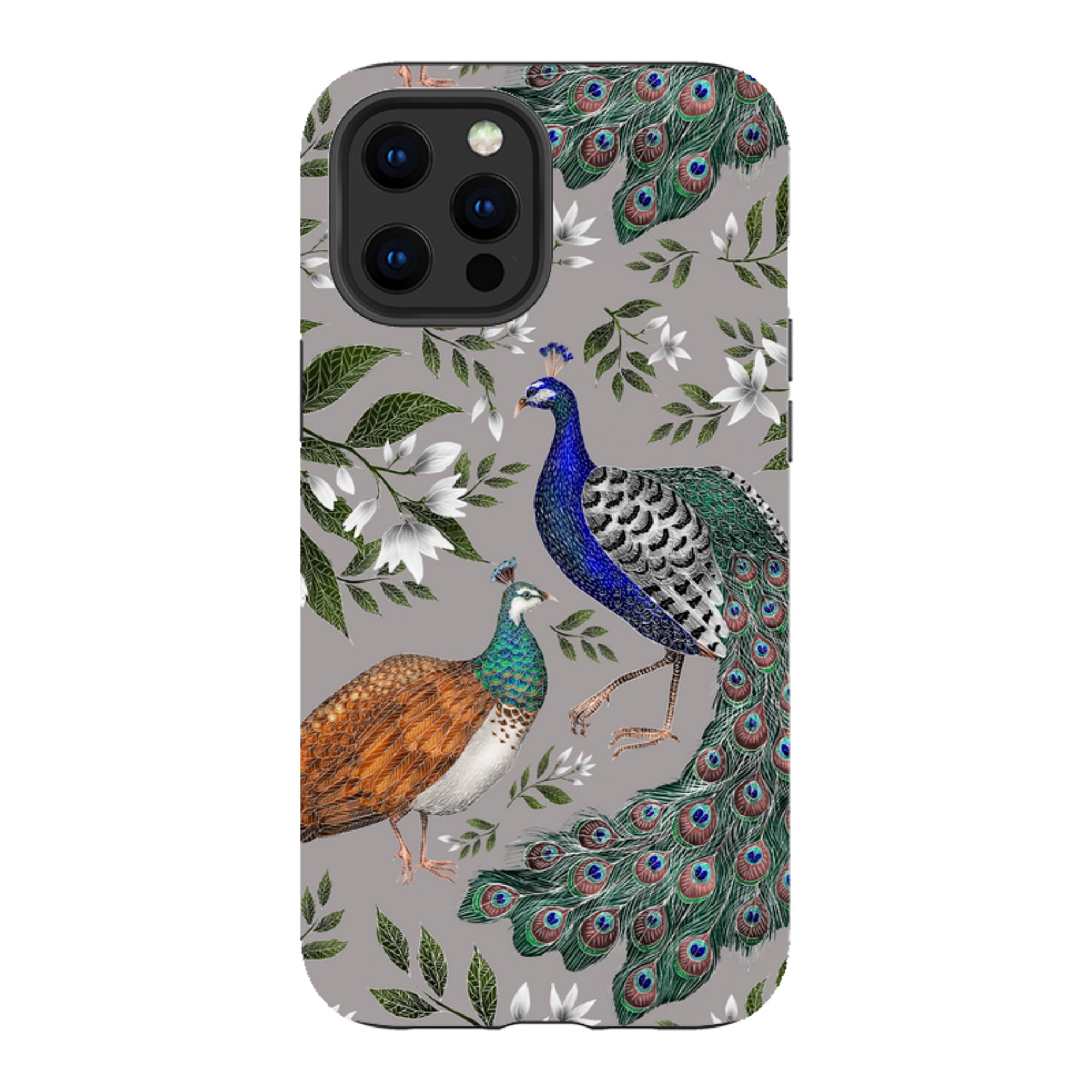 iPhone Tough Case - Peahen And Peacock By Catherine Rowe