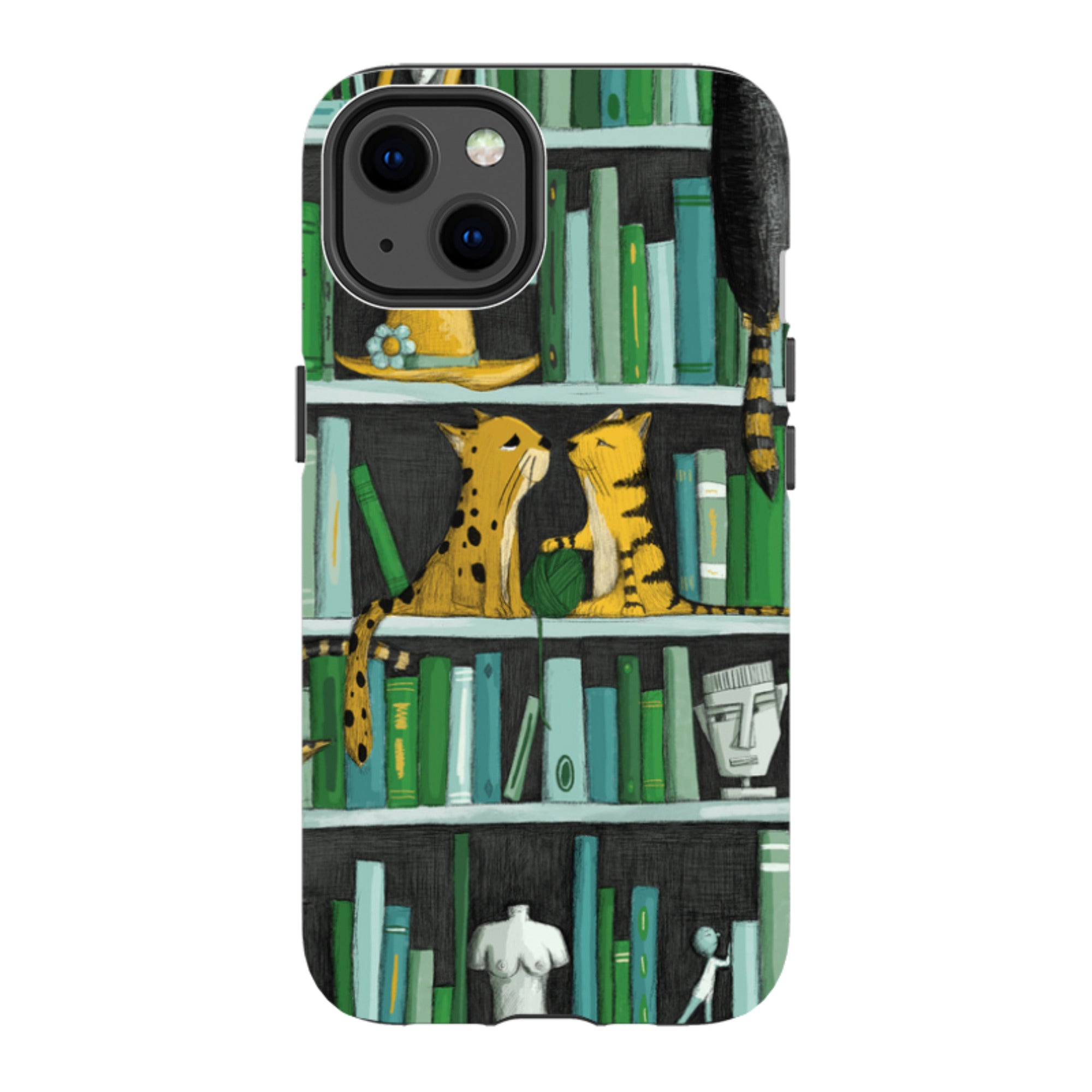 iPhone Tough Case - Library Friends By Maja Lindberg