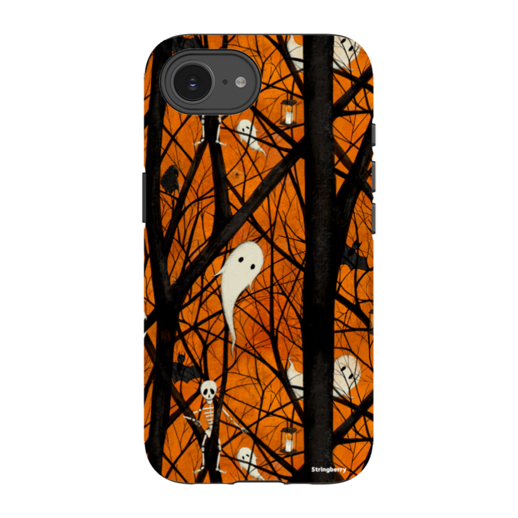 iPhone Tough Case - Halloween Pattern By Maja Lindberg