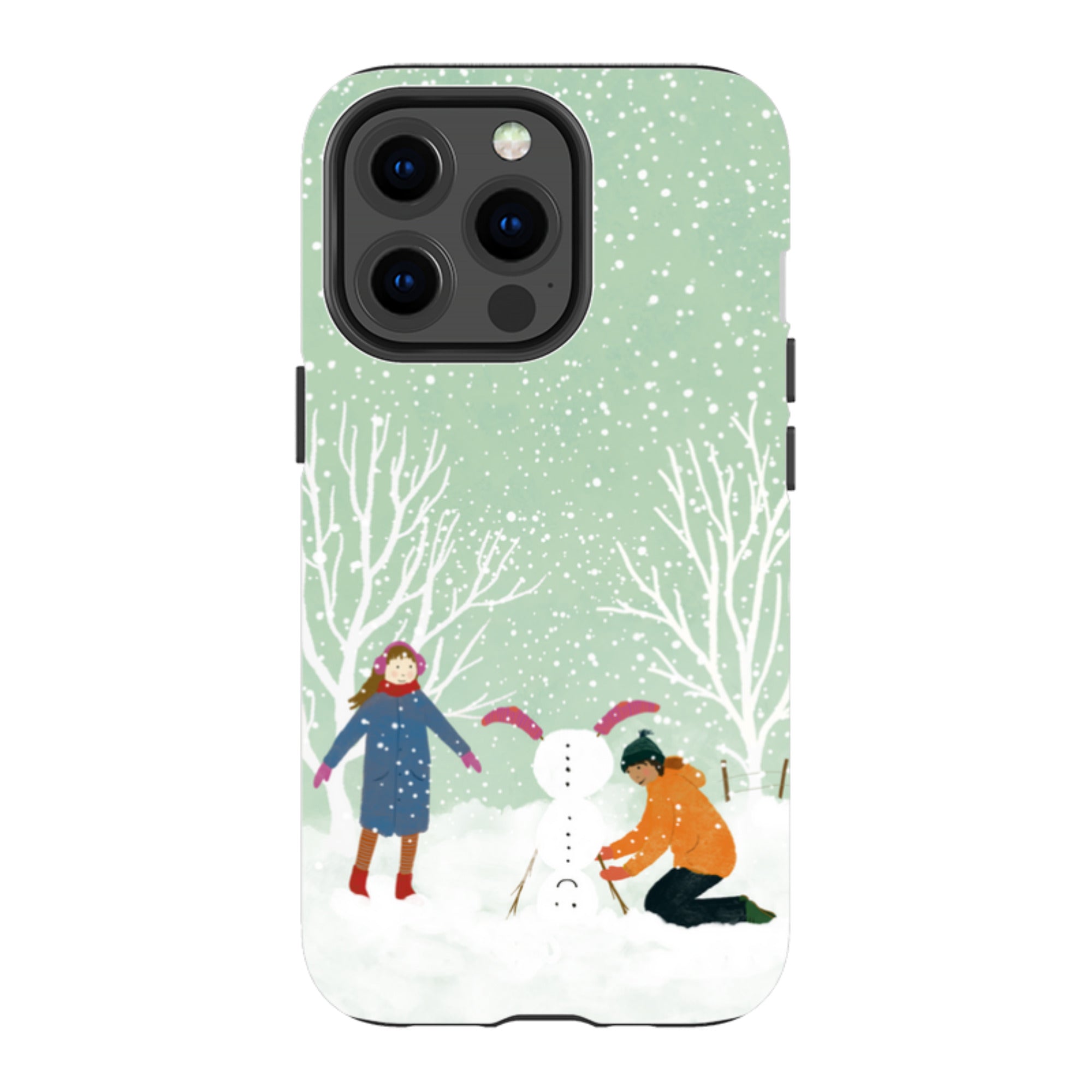 iPhone Tough Case - Snowball Building By Katherine Quinn