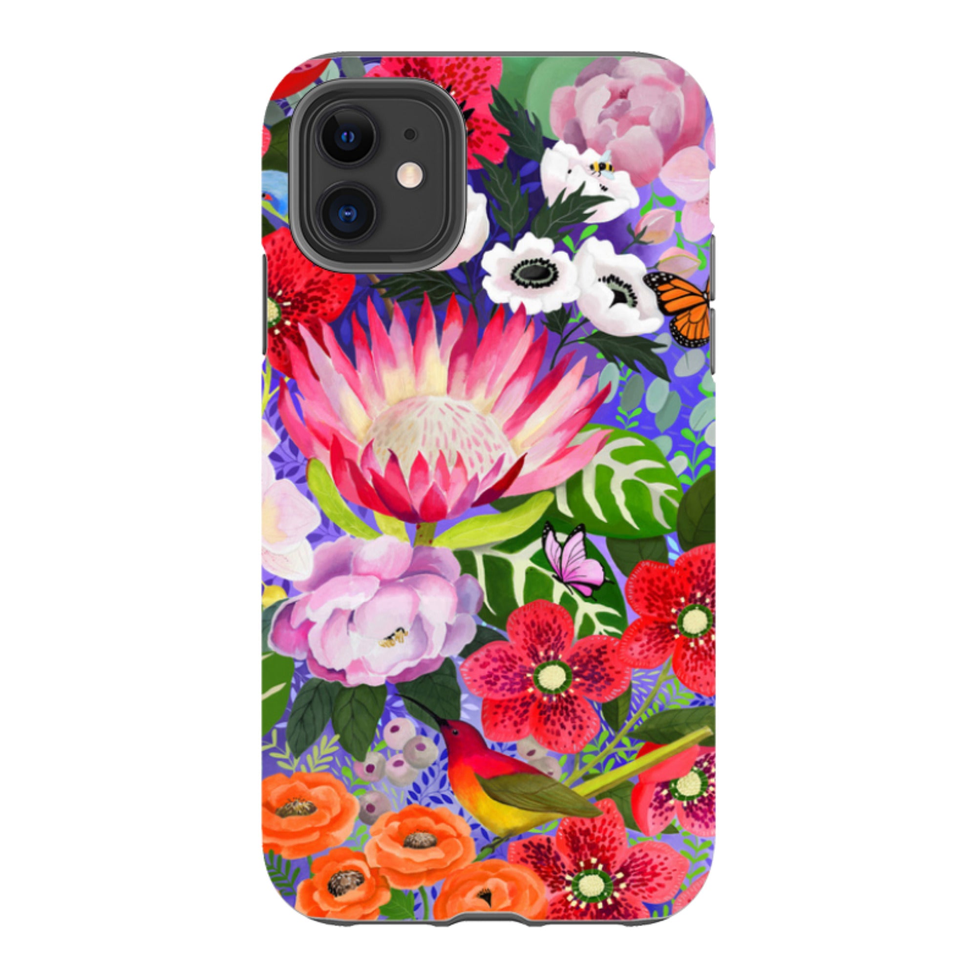 iPhone Tough Case - Exotic Birds By Bex Parkin