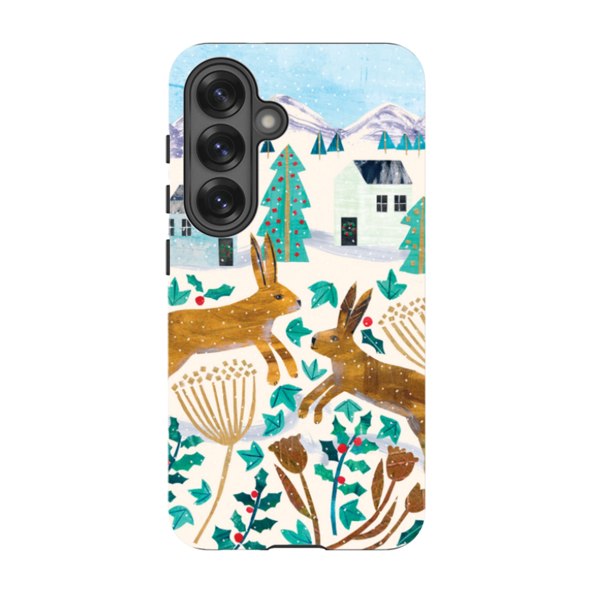Samsung Tough Case - Xmas Hare By Tracey English