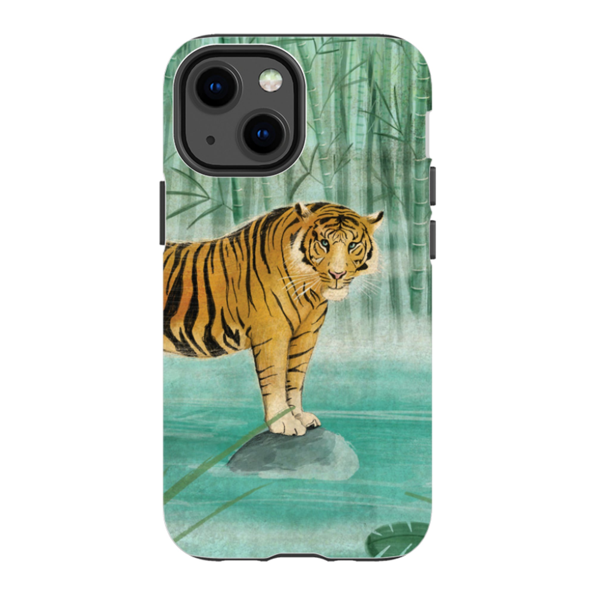 iPhone Tough Case - Tiger By Maja Lindberg