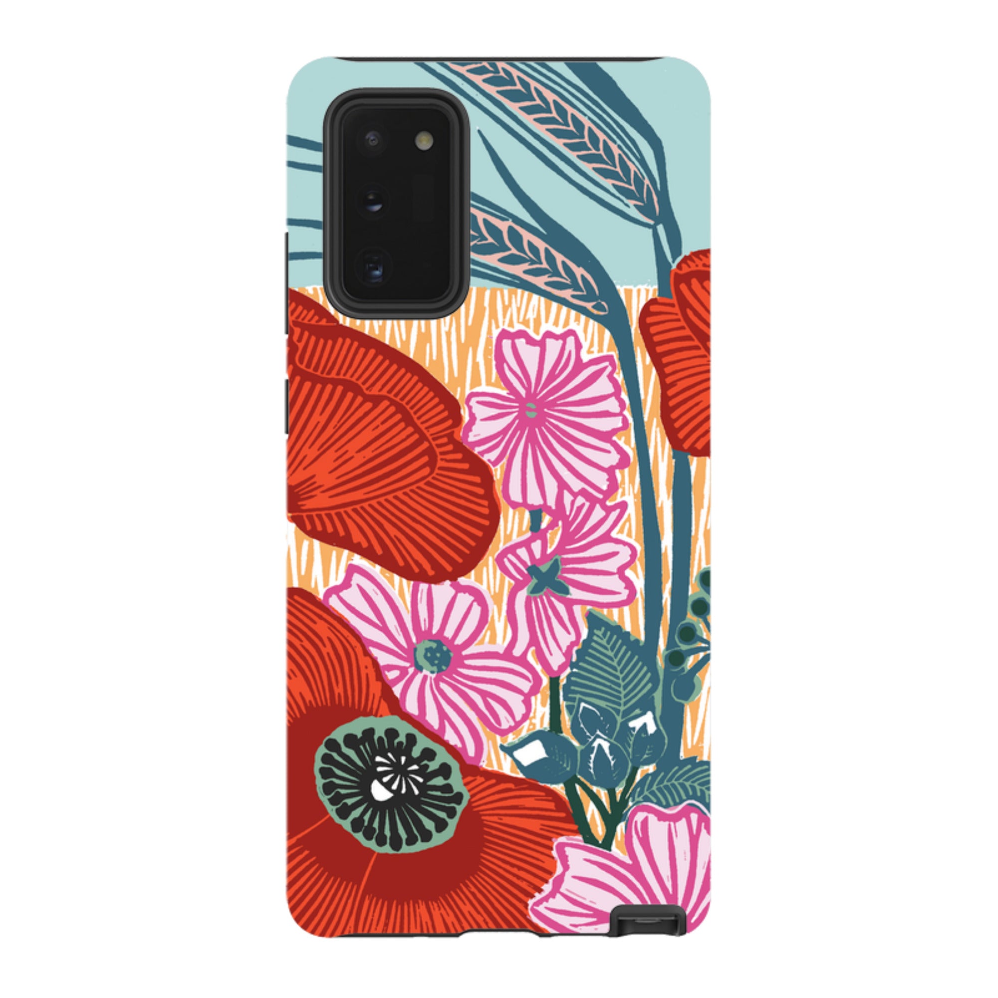 Samsung Tough Case - Wild Poppies By Kate Heiss