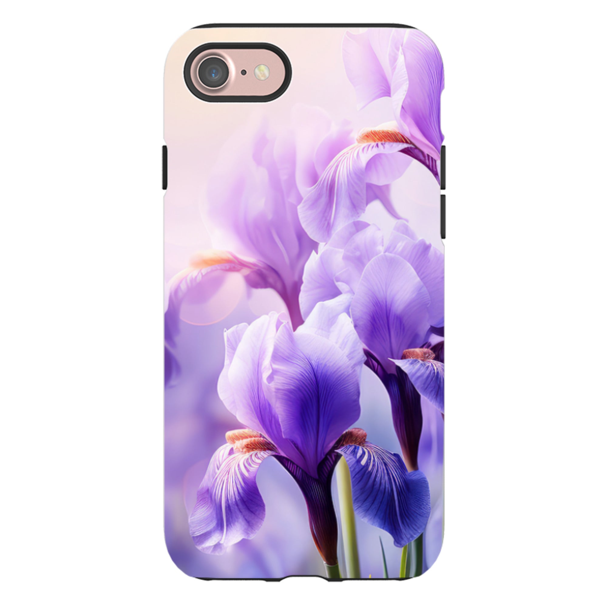 iPhone Tough Case -Mauve Floral