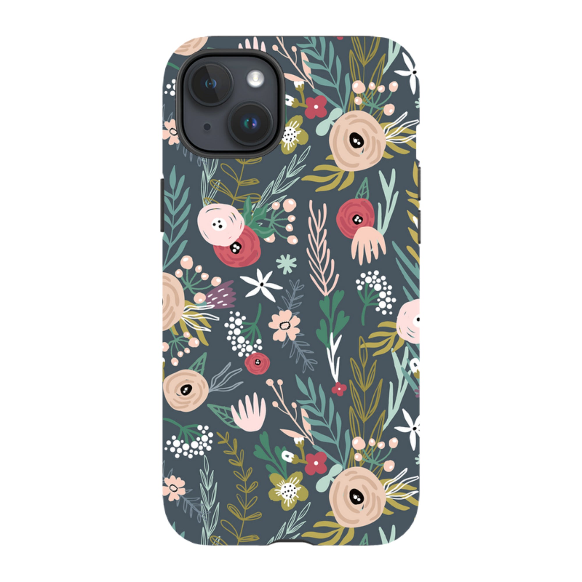 iPhone Tough Case - Winter Scandi Floral