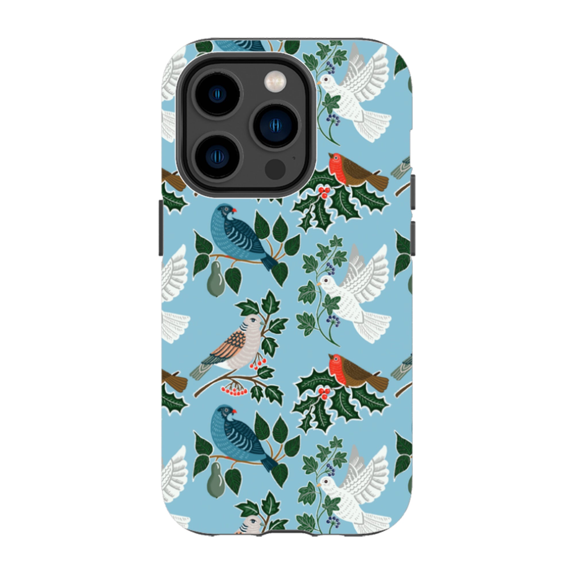 iPhone Tough Case - Winter Birds-2 By kate Heiss