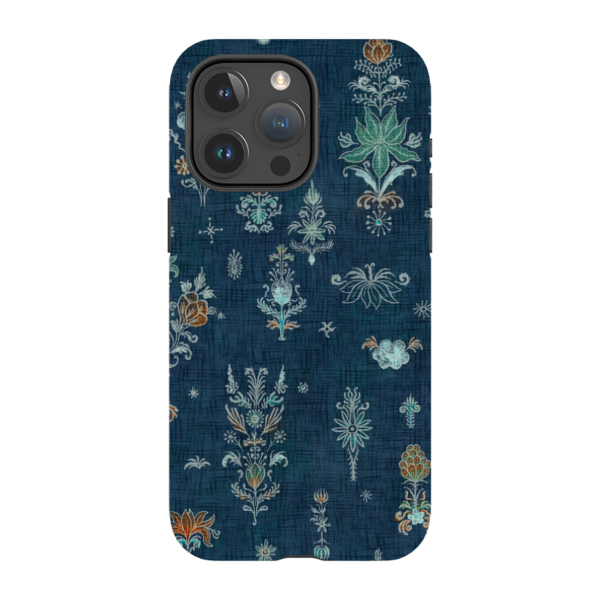 iPhone Tough Case - Jewel Spirit - Navy Rust By Katherine Quinn