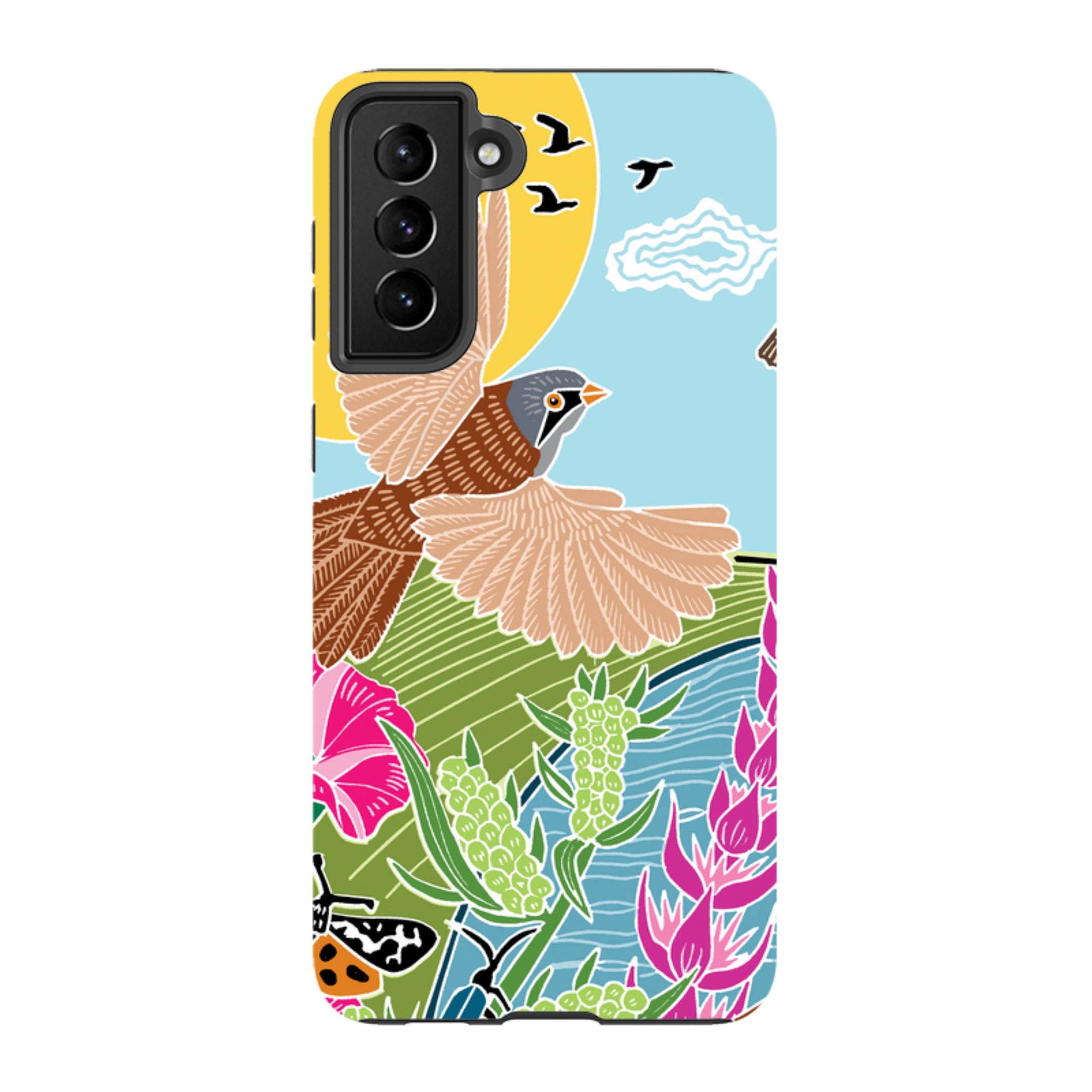Samsung Tough Case - Bearded Tits By Kate Heiss