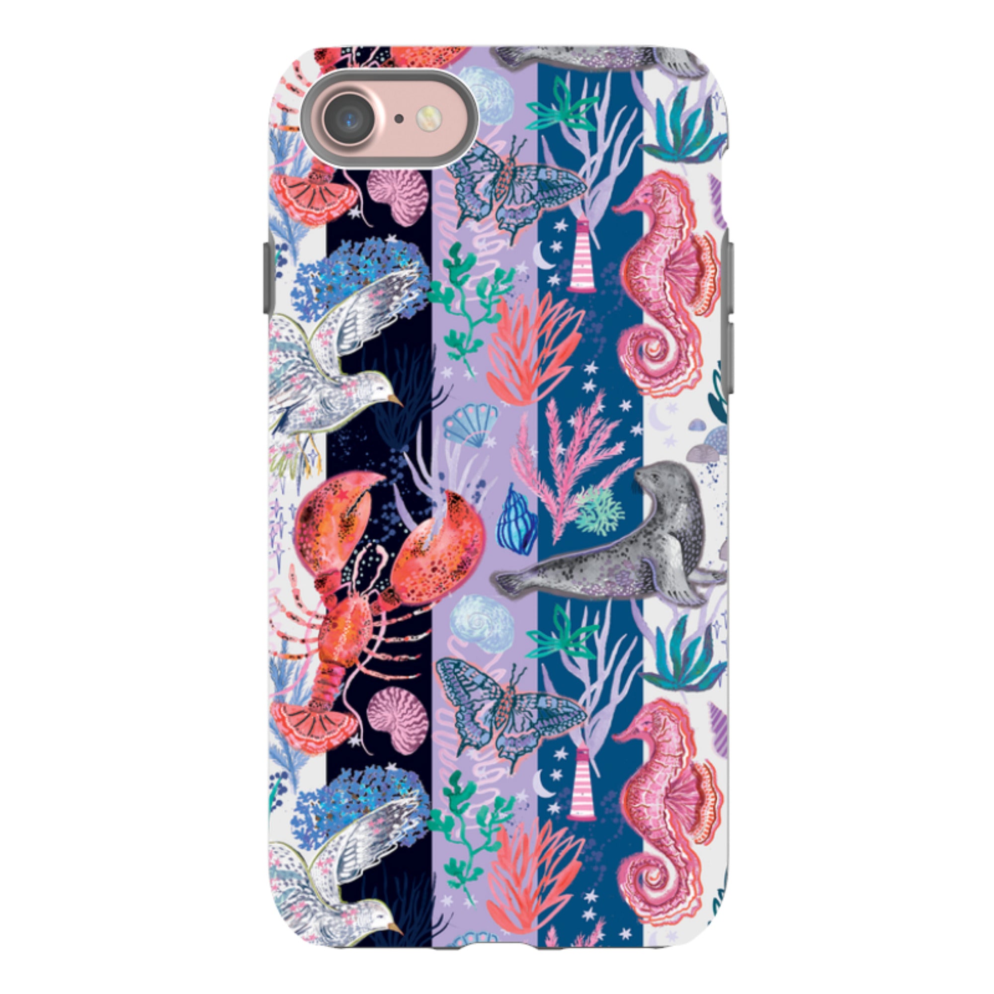 iPhone Case - Coastal Calling Stripe III By Emma Frances Grant