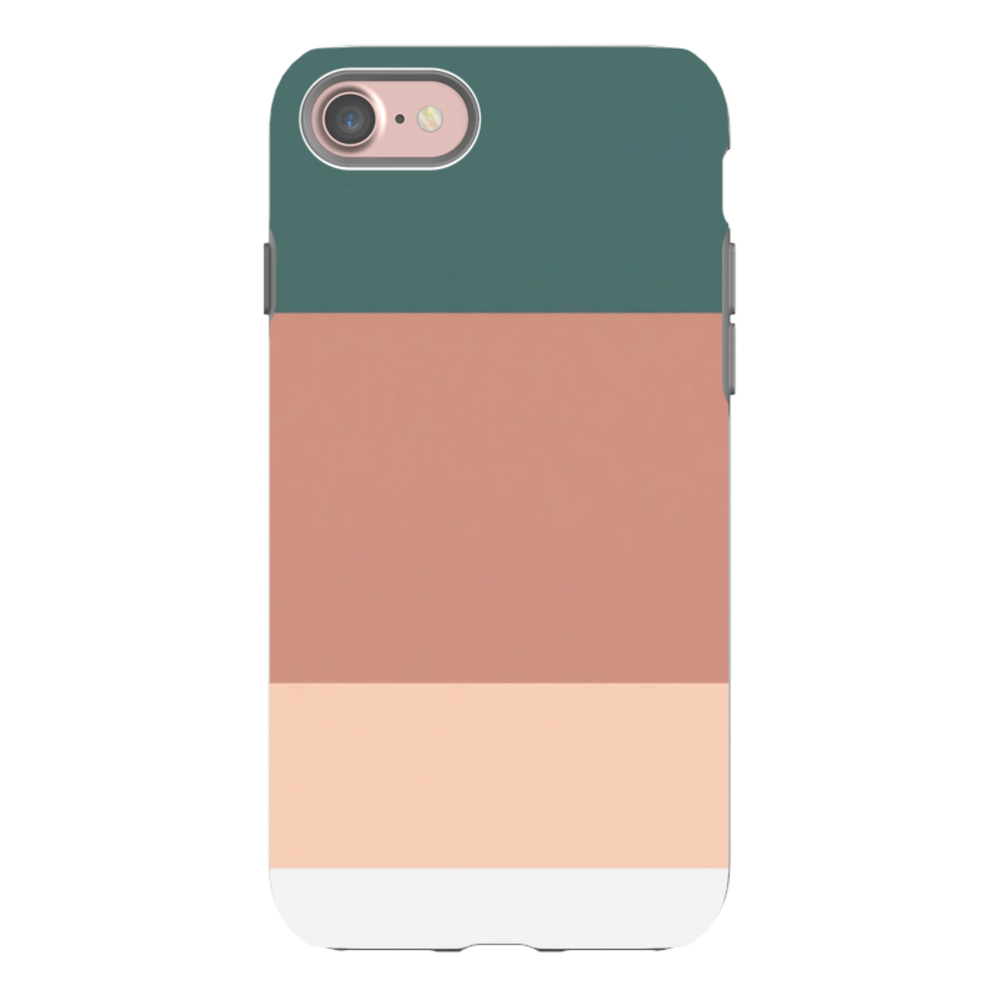 iPhone Tough Case - Muted Teal Gradient
