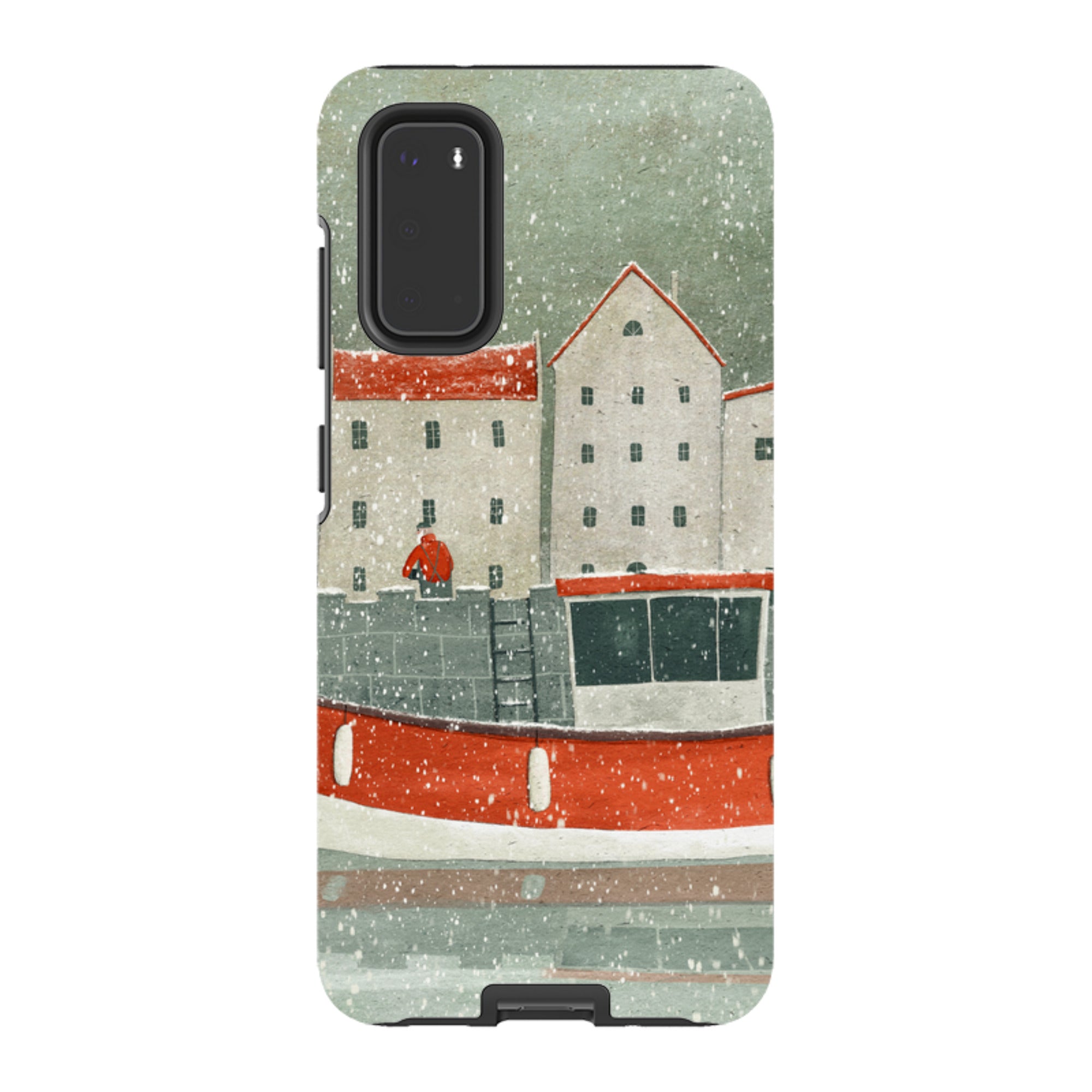 Samsung Tough Case - Christmas Harbour By Maja Lindberg