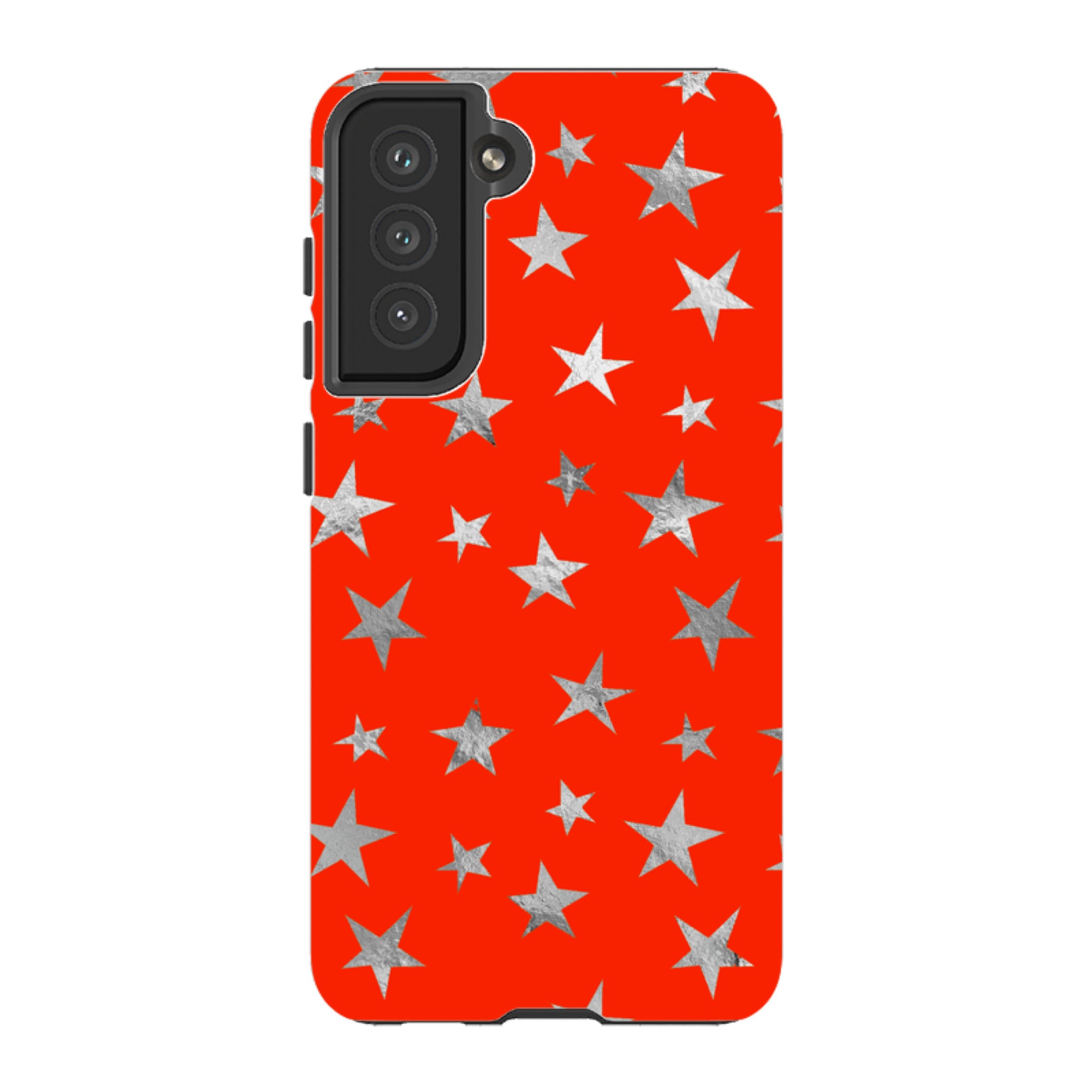 Samsung Tough Case - Red and Silver Stars
