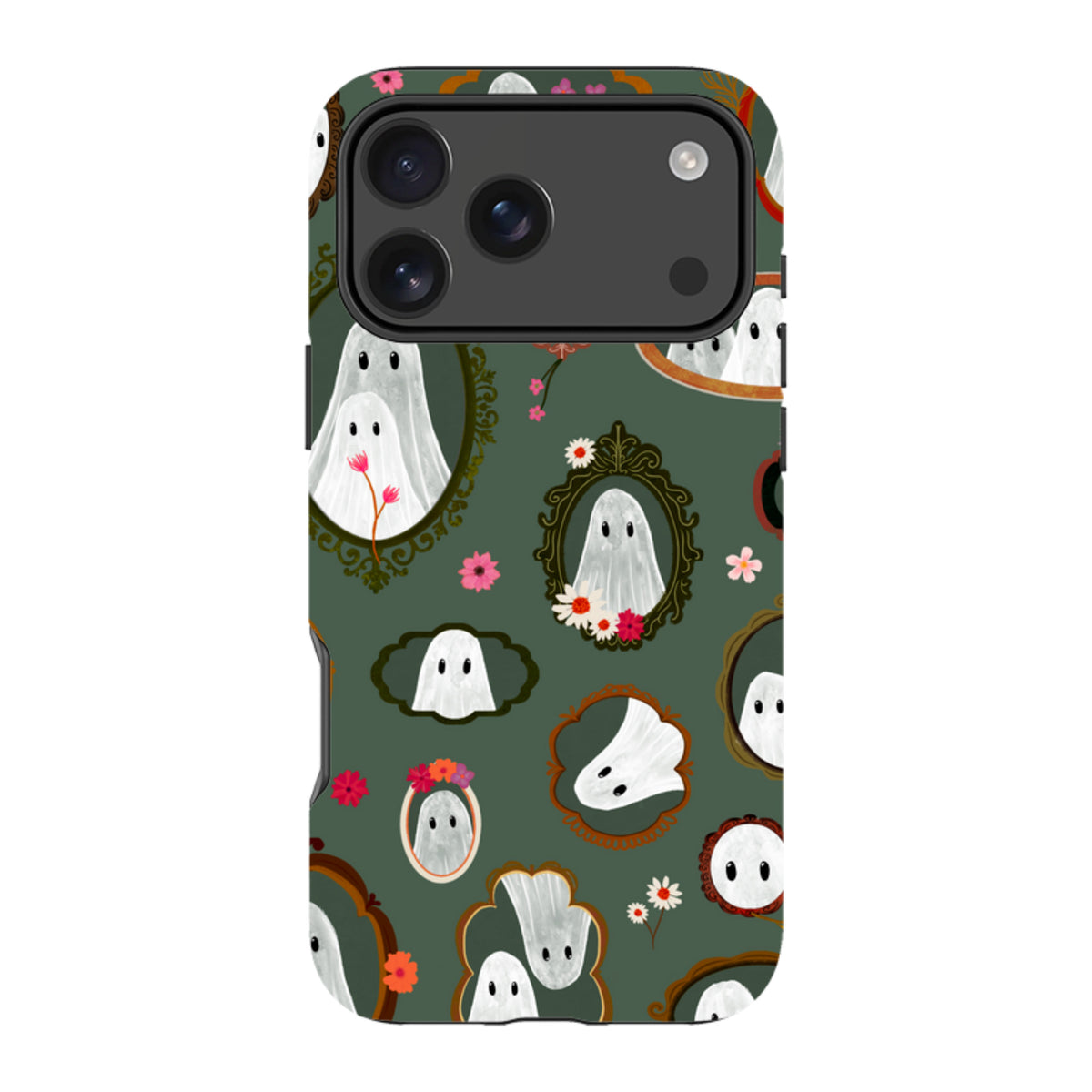 iPhone Tough Case - Framed Ghosts - Pine By Katherine Quinn