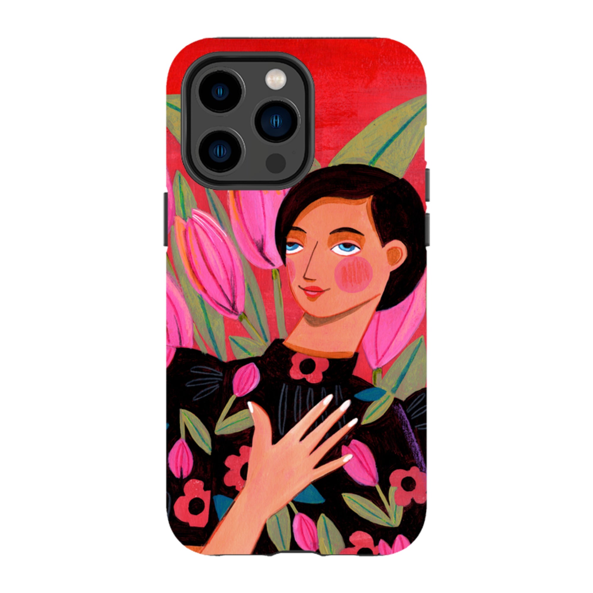 iPhone MagSafe Tough Case -  Tulip Woman By Caroline Bonne Muller