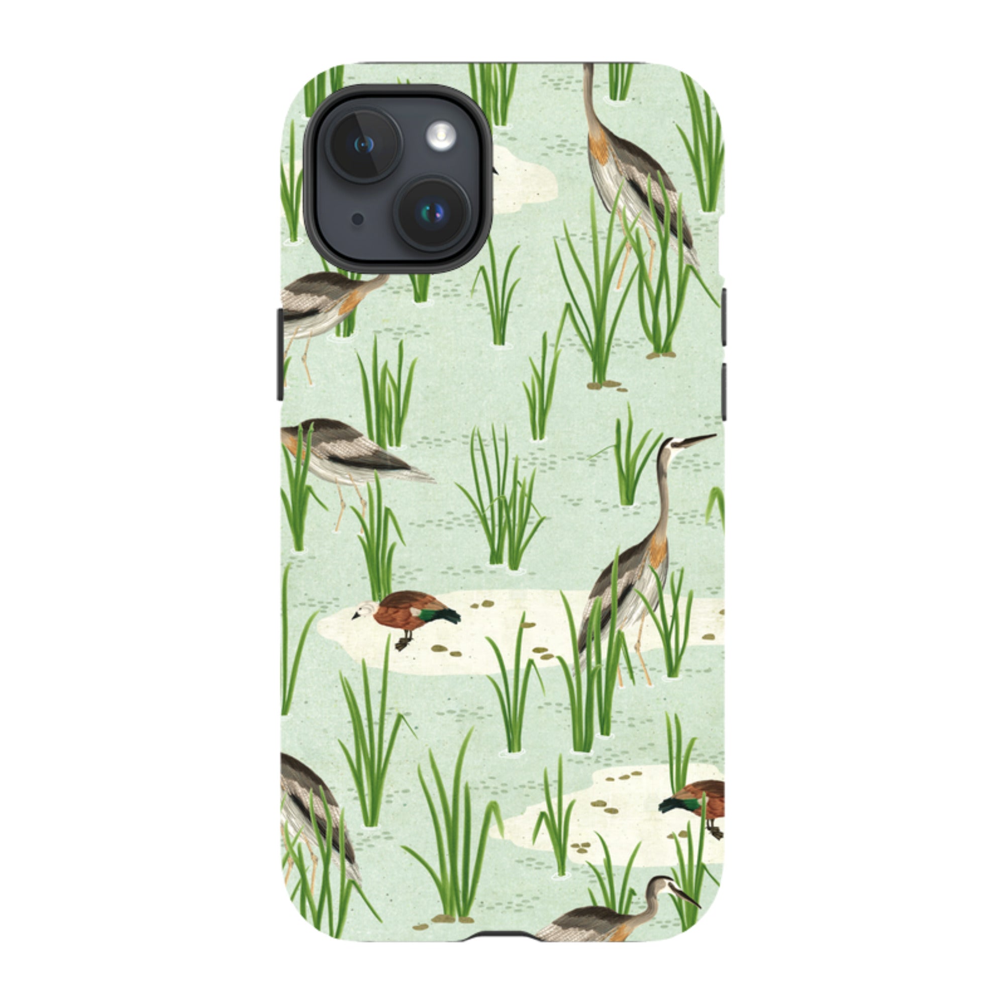 iPhone Tough Case - Wet Lands By Katherine Quinn