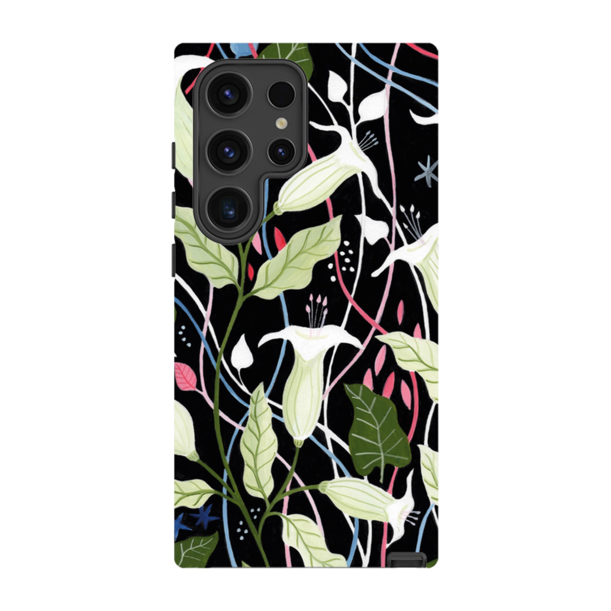 Samsung Tough Case - Trumpet Flowers By Bex Parkin