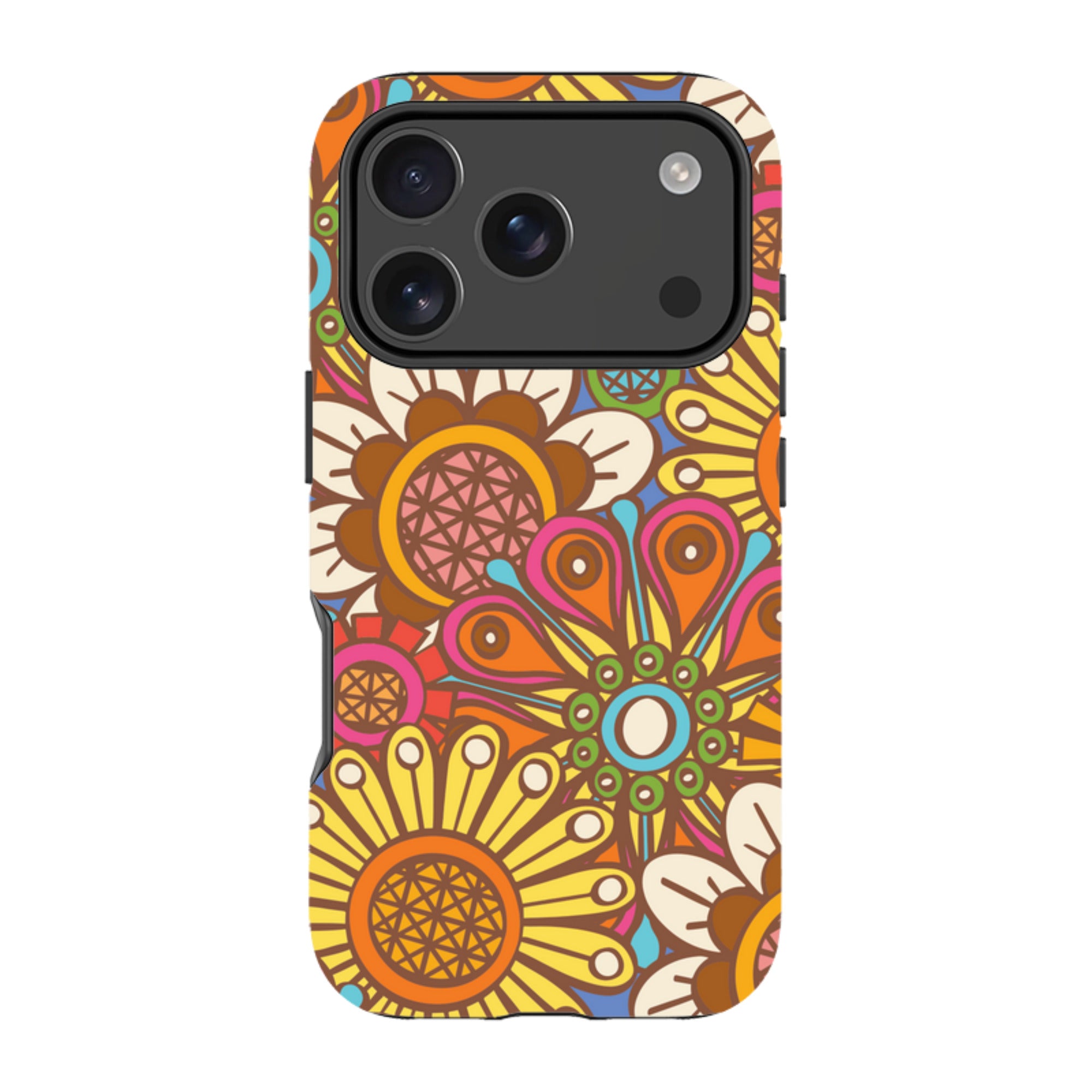 iPhone MagSafe Tough Case - Retro Posy Brights By Amelia Bowman