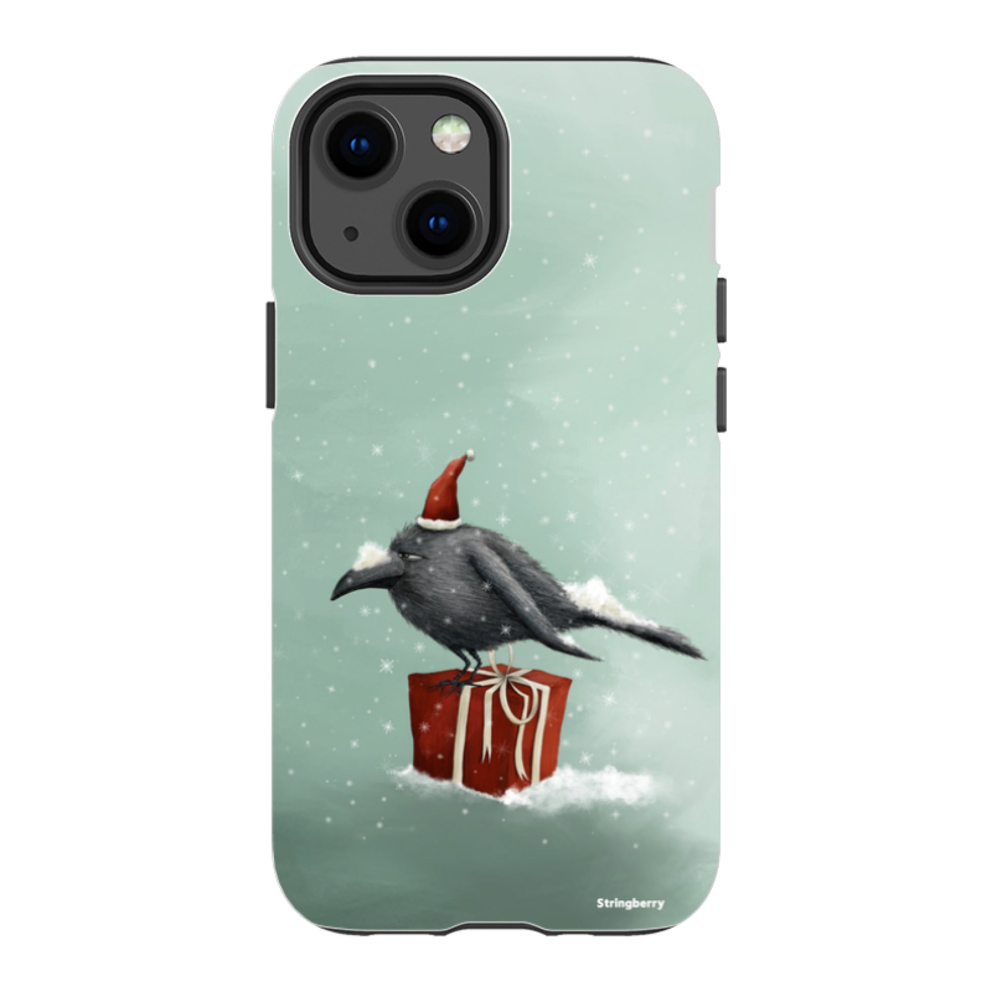 iPhone Tough Case - Santa Crow By Maja Lindberg