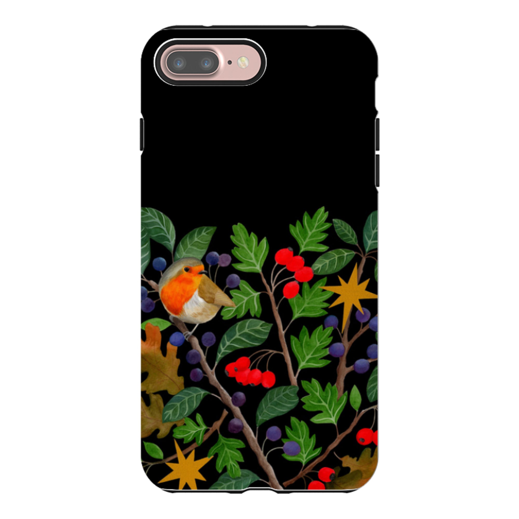 iPhone Tough Case - Sloe Robin By Bex Parkin