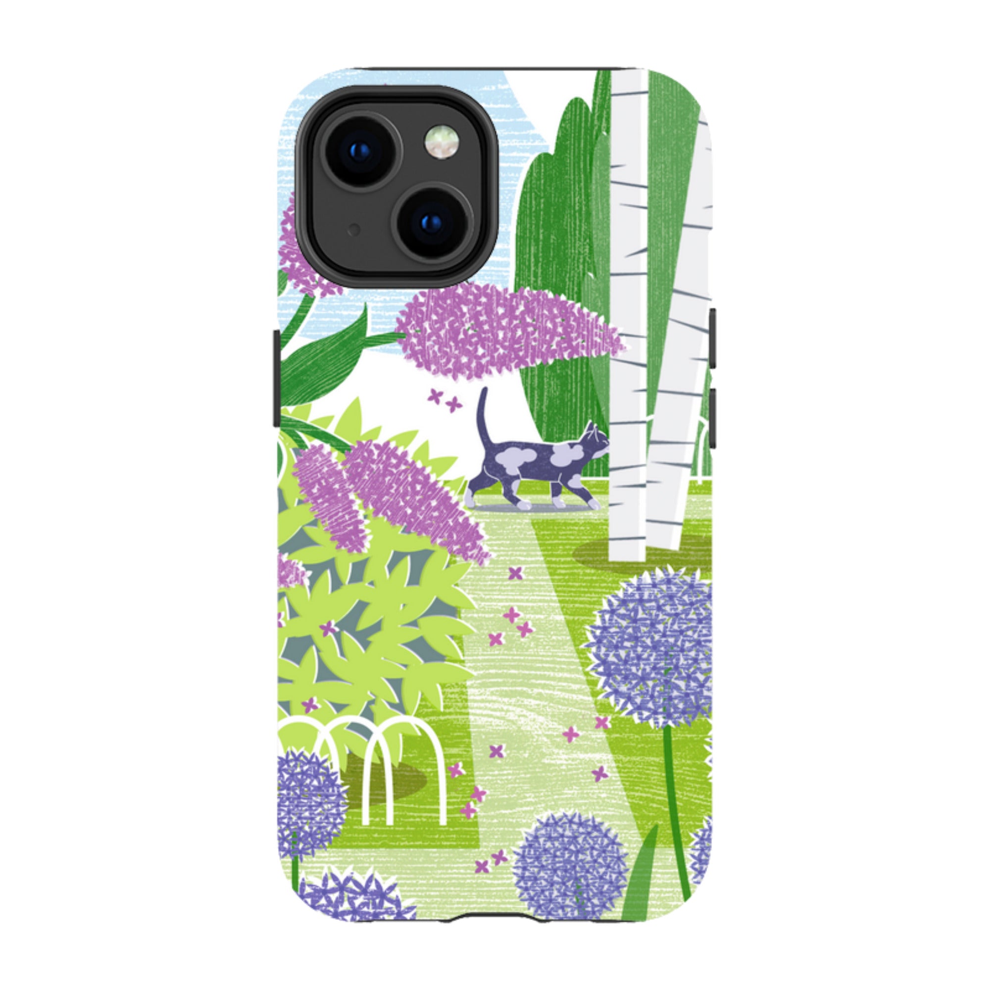 iPhone Tough Case - Lilac And Alliums By Liane Payne