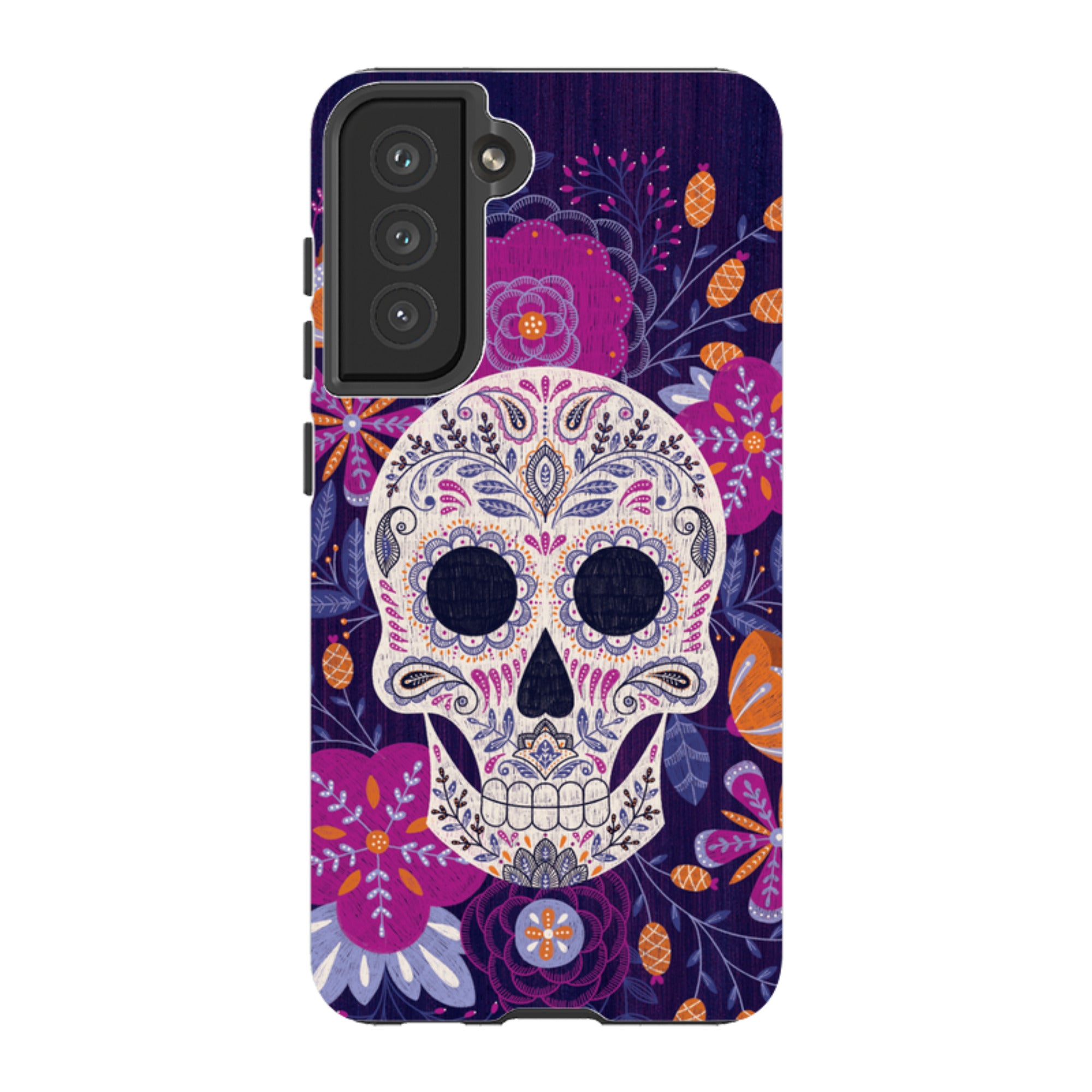 Samsung Tough Case - Sugar Skull By Jenny Zemanek