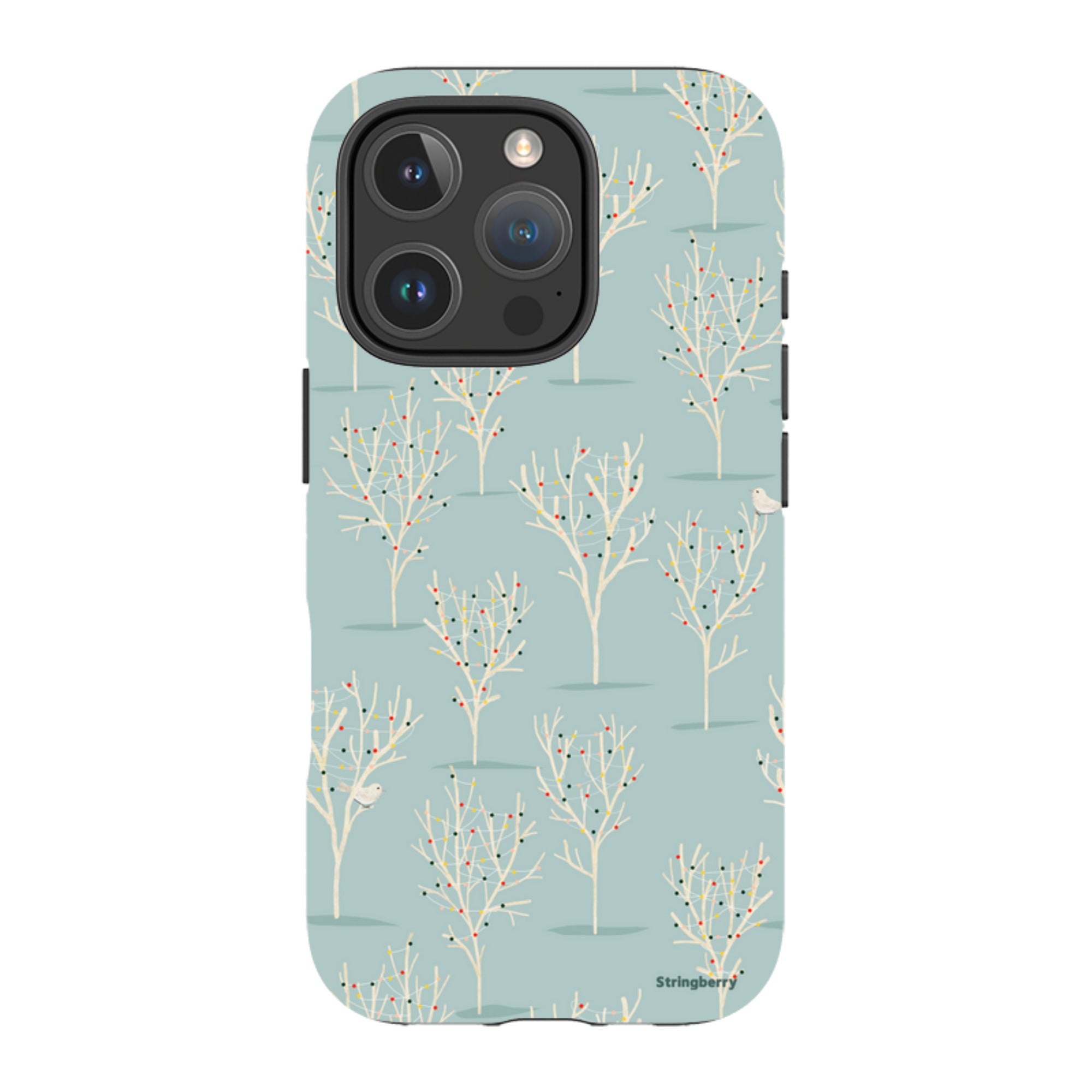 iPhone Tough Case - Winter Forest By Katherine Quinn