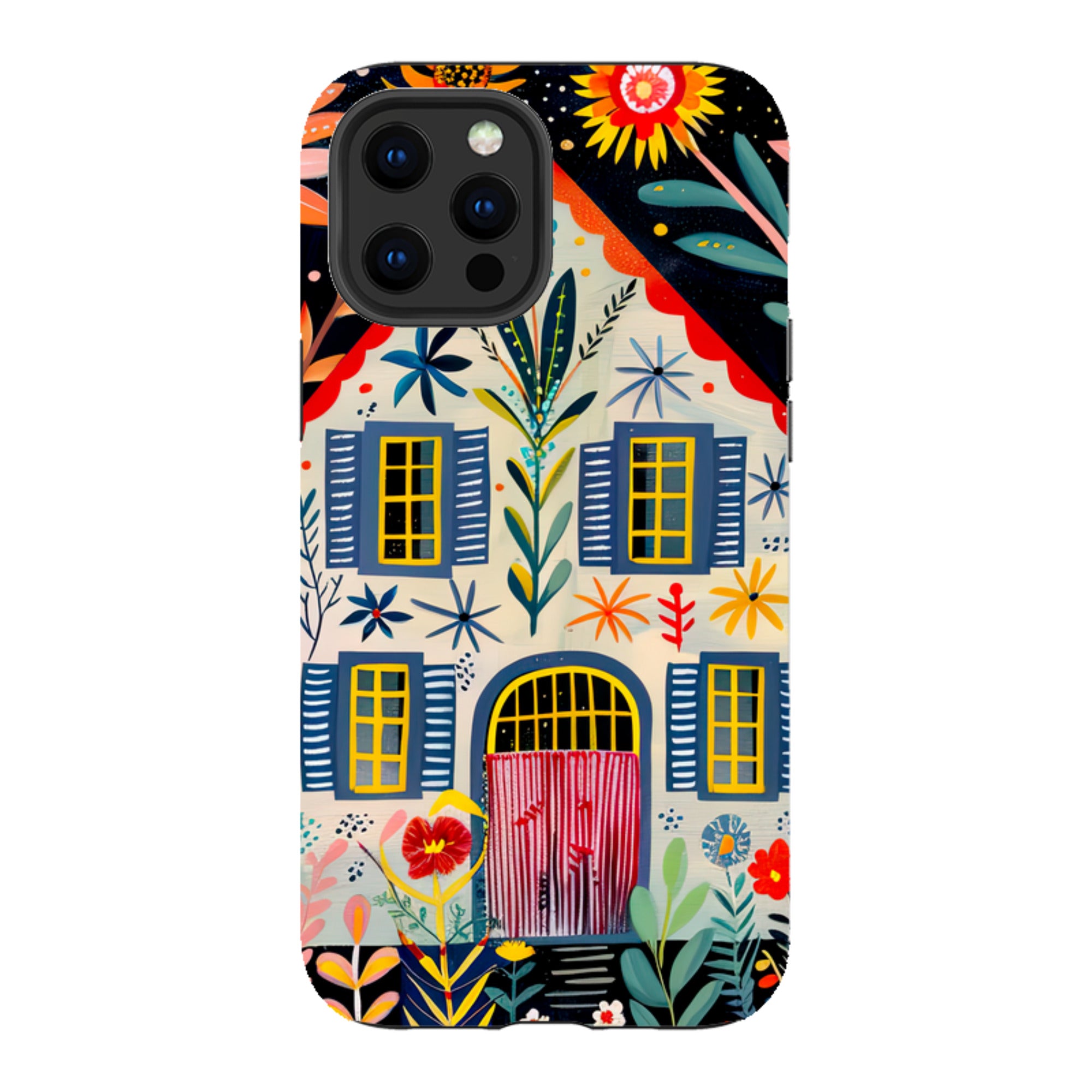 iPhone Case - Folk Art House X