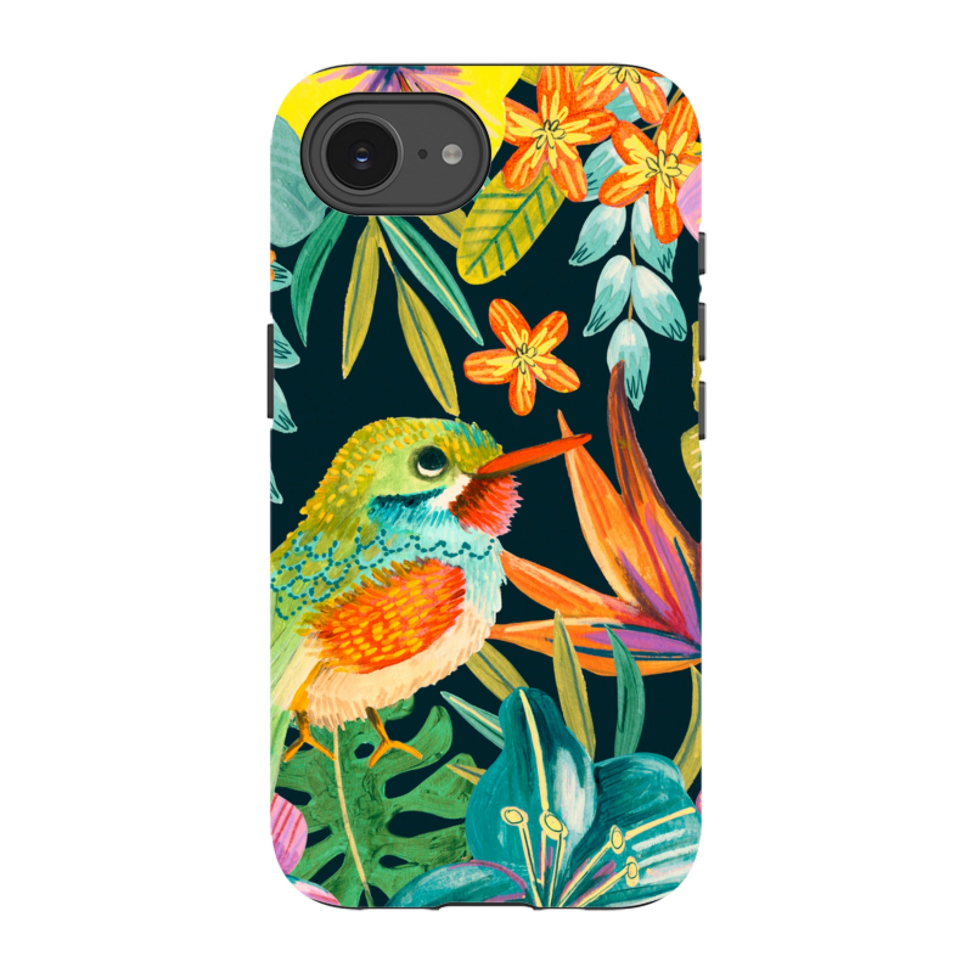 iPhone Tough Case - Tropical Bird By Caroline Bonne Muller