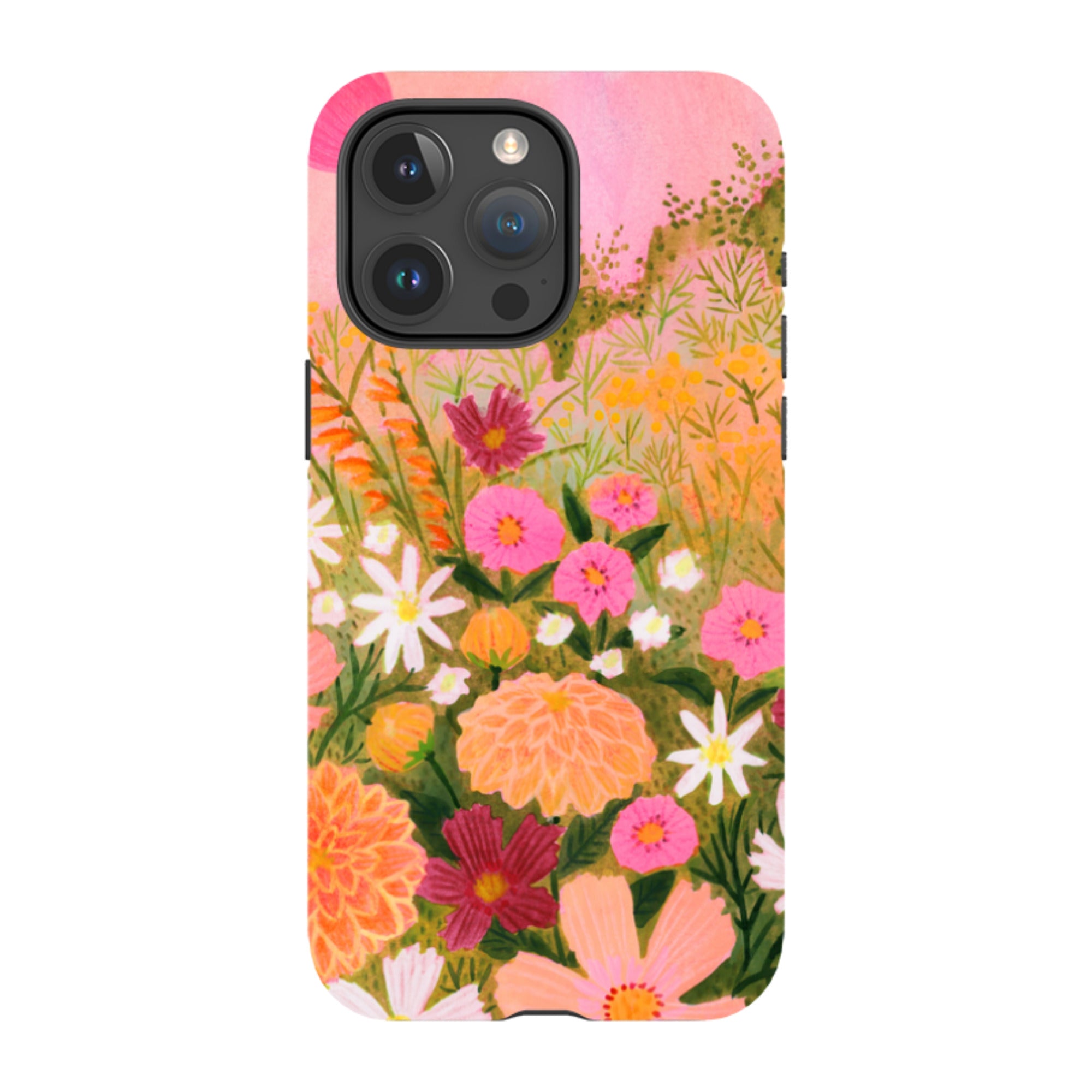 iPhone Tough Case - Flower Farm Sunset By Lee Foster Wilson