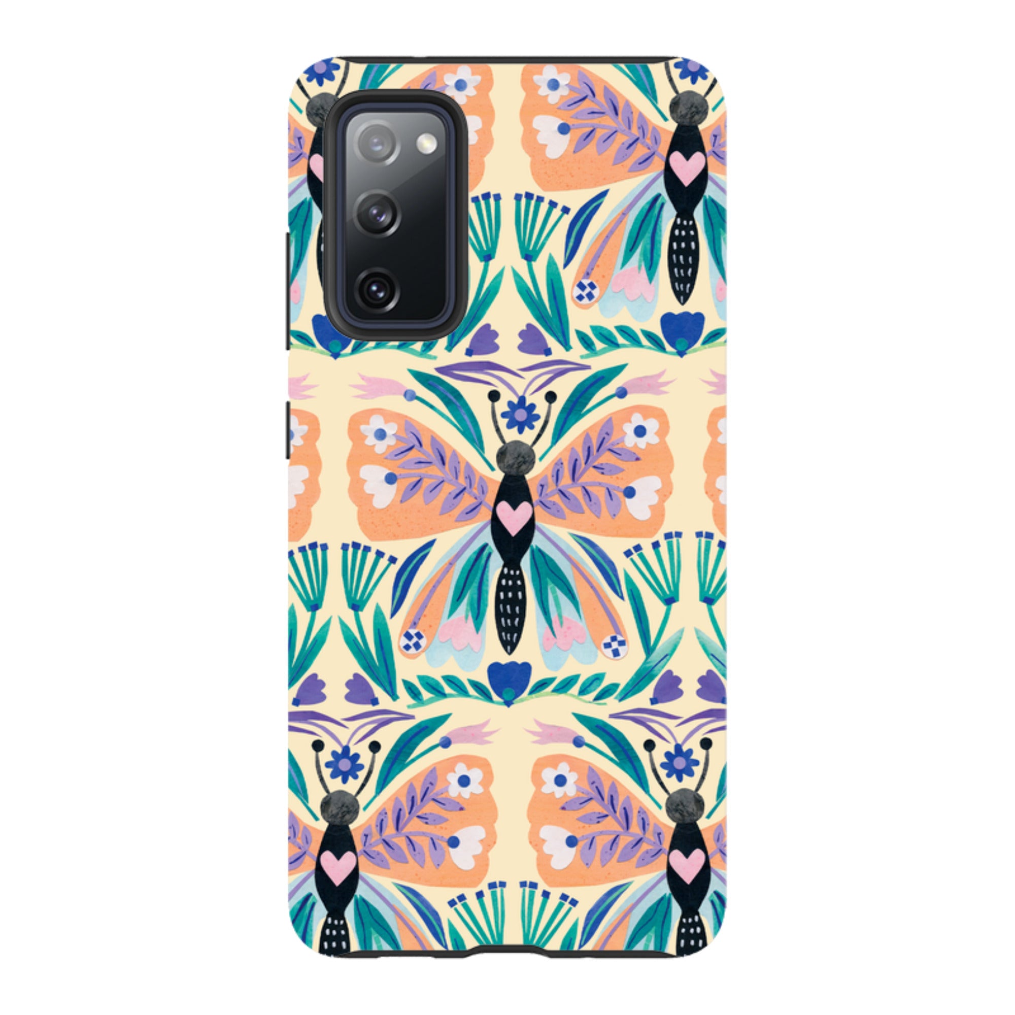 Samsung Tough Case - All Over Butterfly By Tracey English