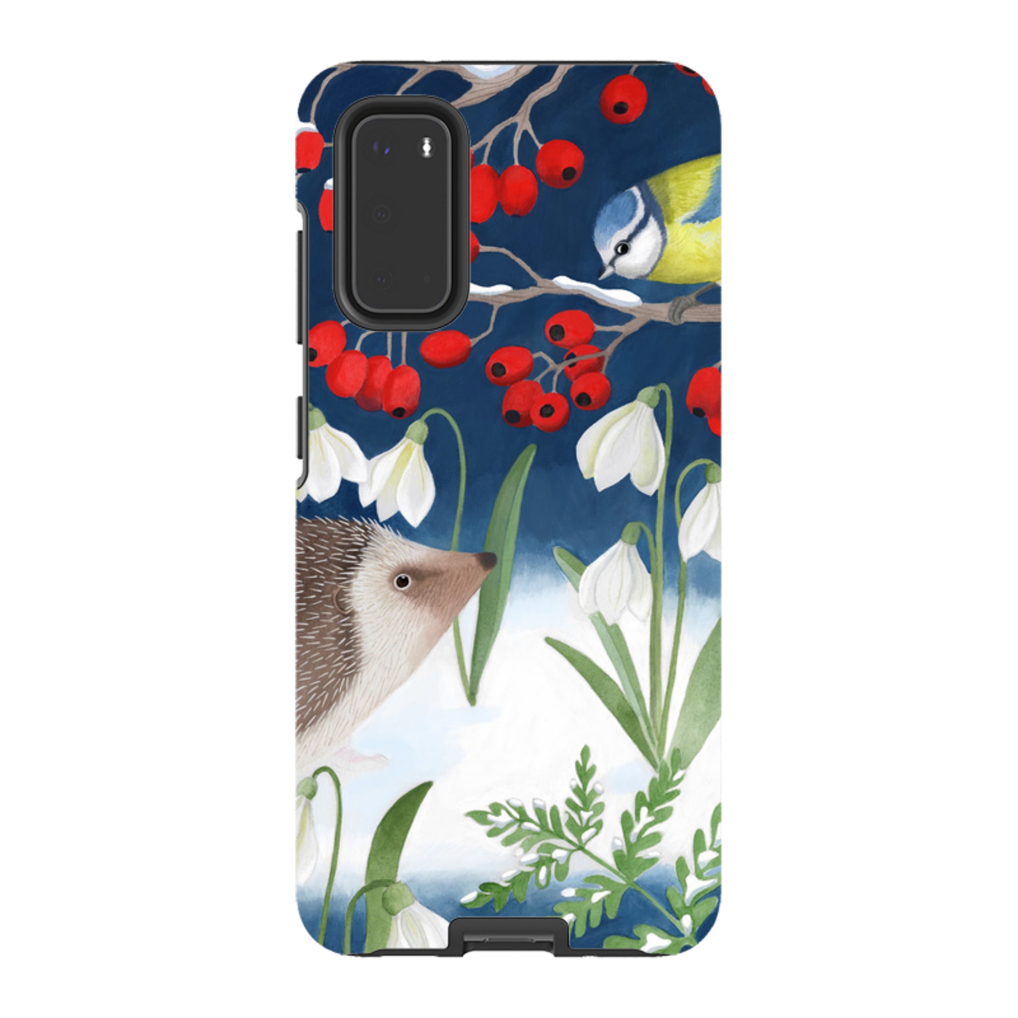 Samsung Tough Case - Blue Tit And Hedgehog By Bex Parkin