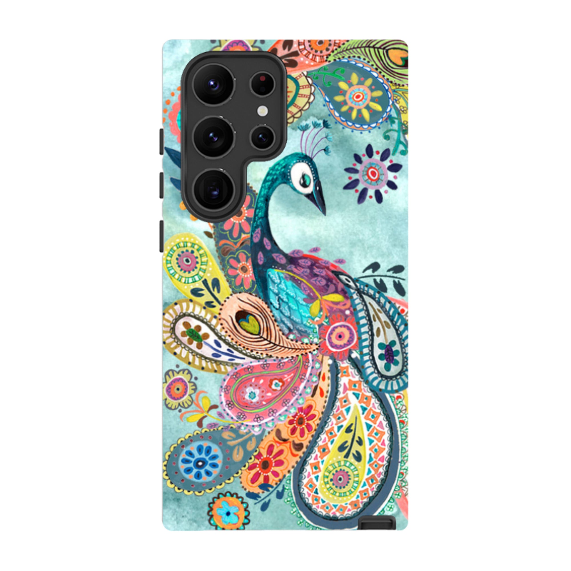 Samsung Tough Case - Peacock Dreams By Caroline Bonne Muller