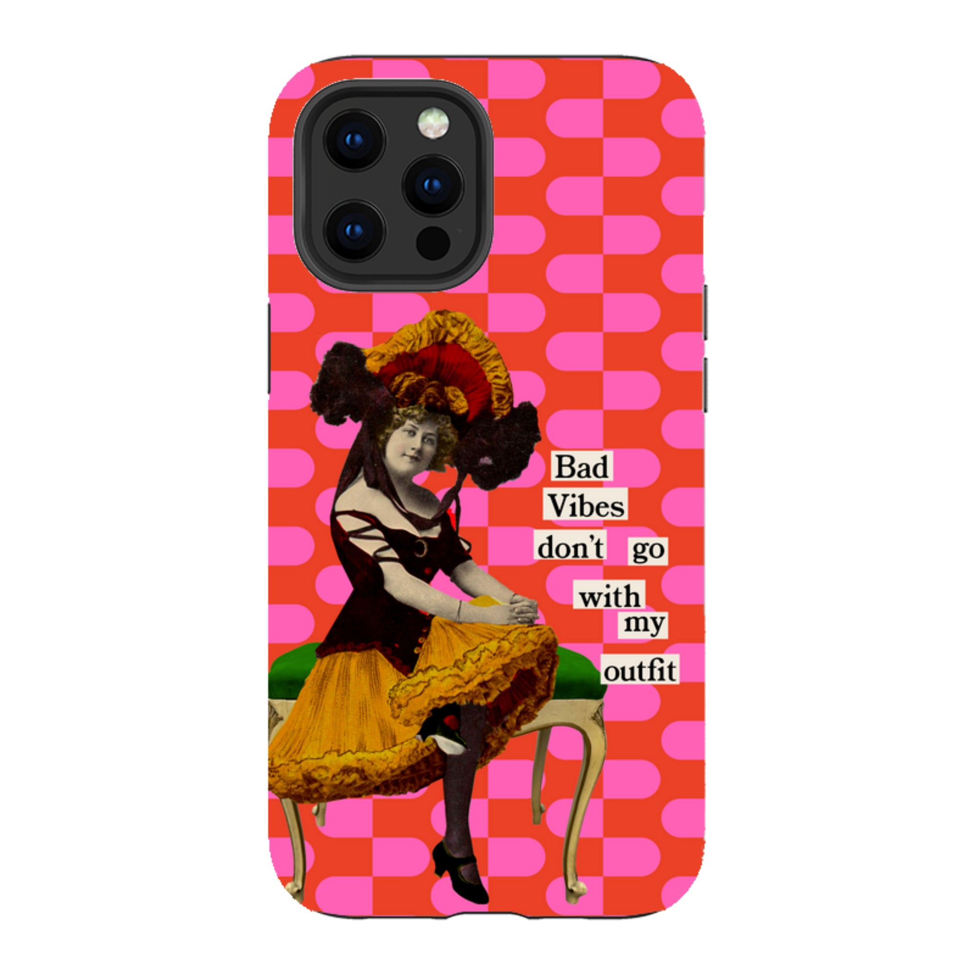 iPhone Tough Case - Bad Vibes By Clare Jordan