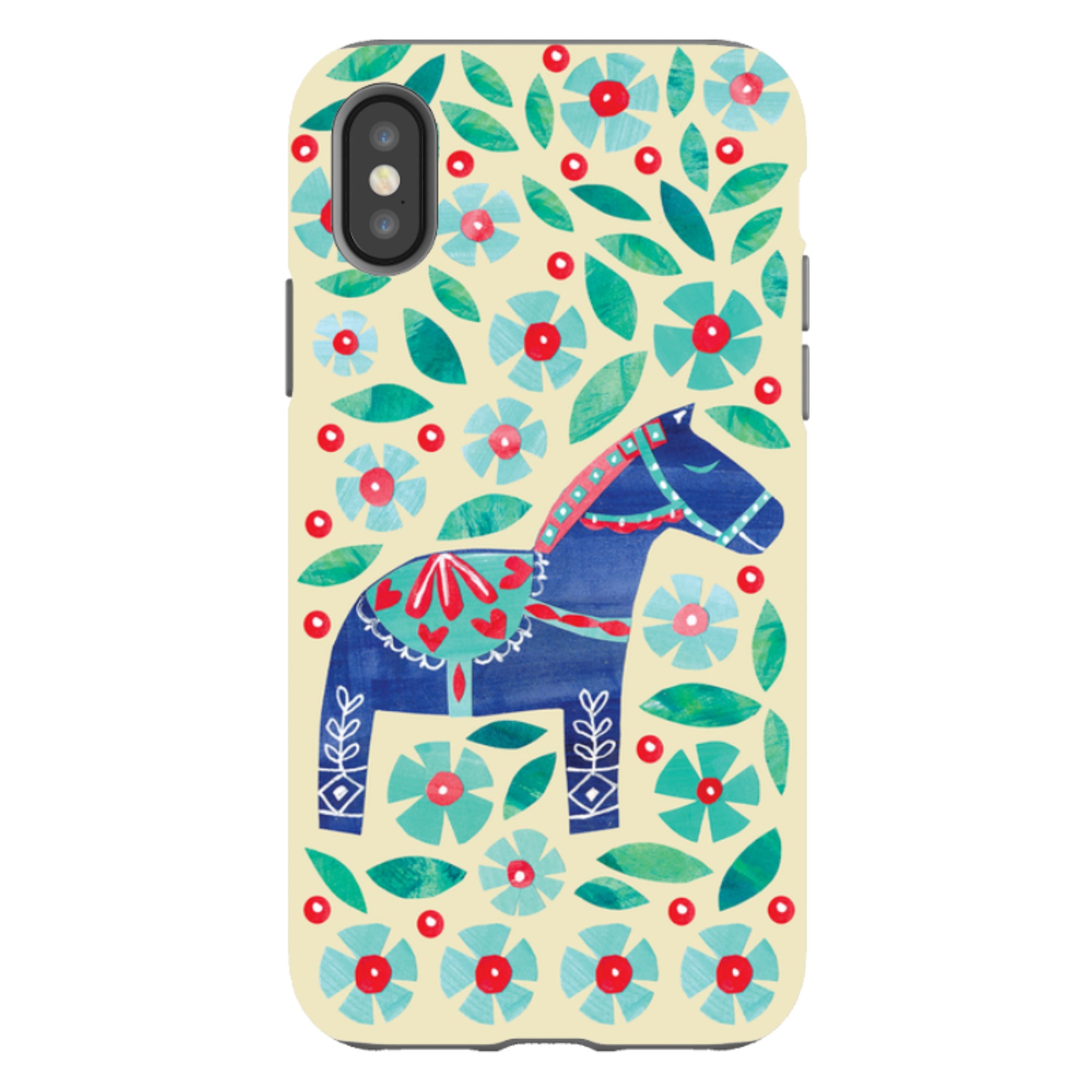 iPhone Tough Case - Dala Horse By Tracey English