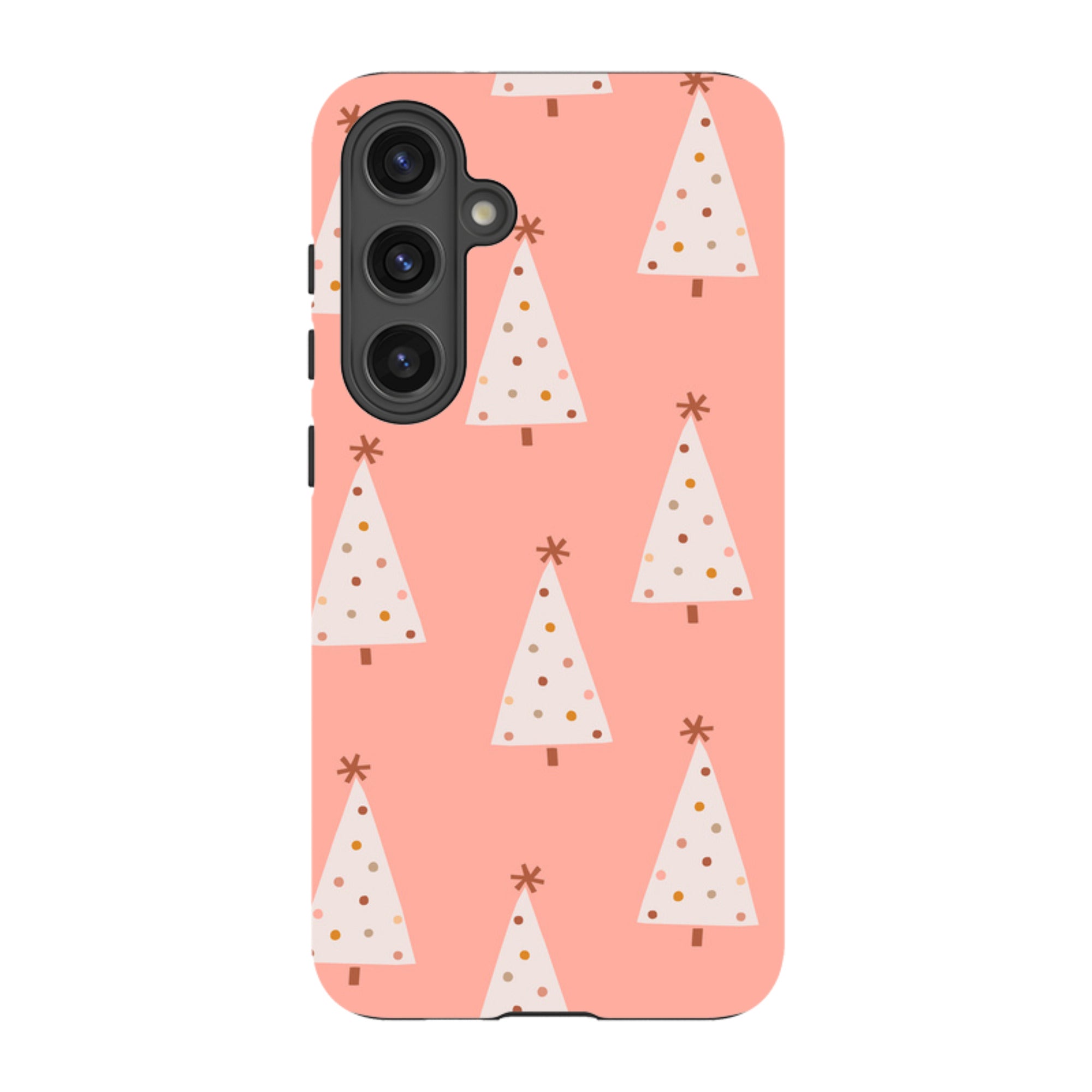 Samsung Tough Case - Pink Xmas Trees