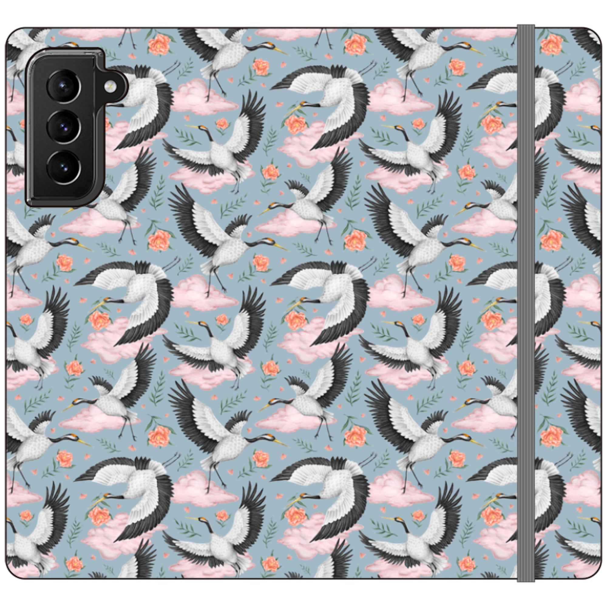 Flight of the Cranes Wallet Case By Catherine Rowe