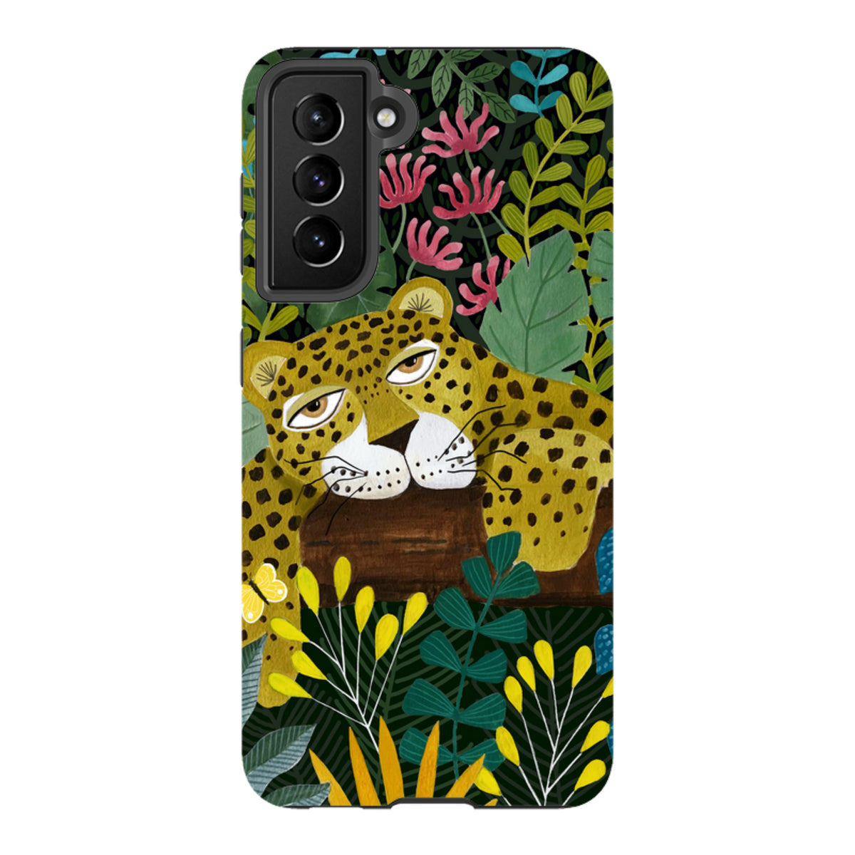 Samsung Tough Case - Sleepy Leopard By Bex Parkin