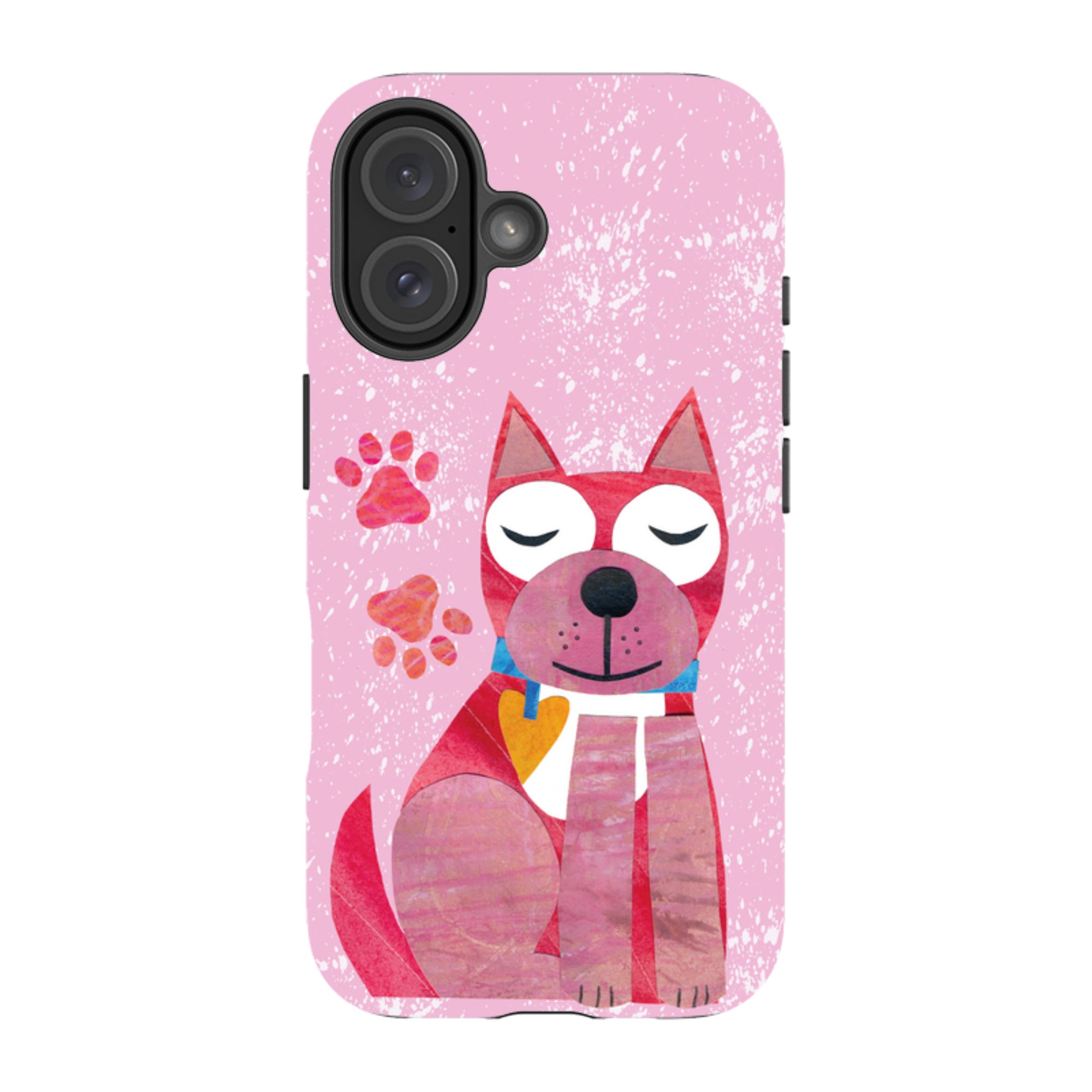 iPhone Tough Case - Dog With Heart By Tracey English