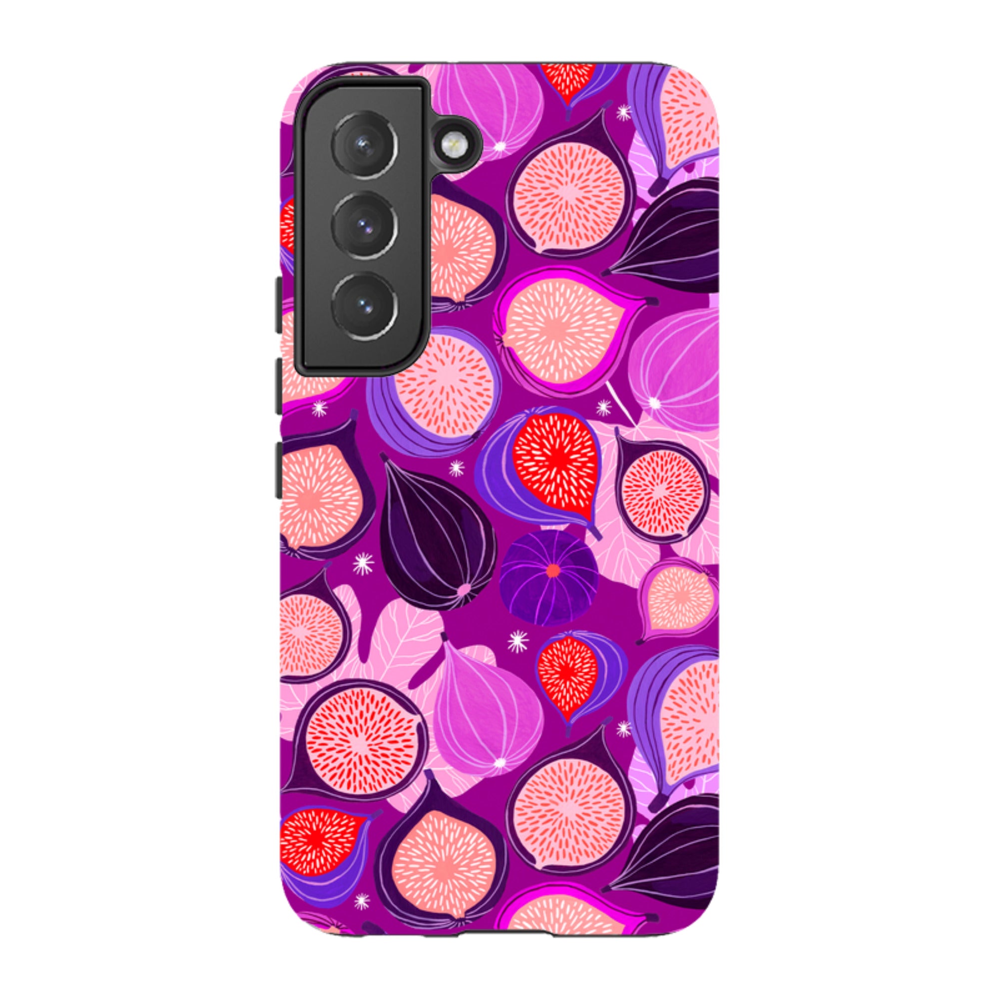 Samsung Tough Case - Ficolino Purple Pattern By Madalina Andronic