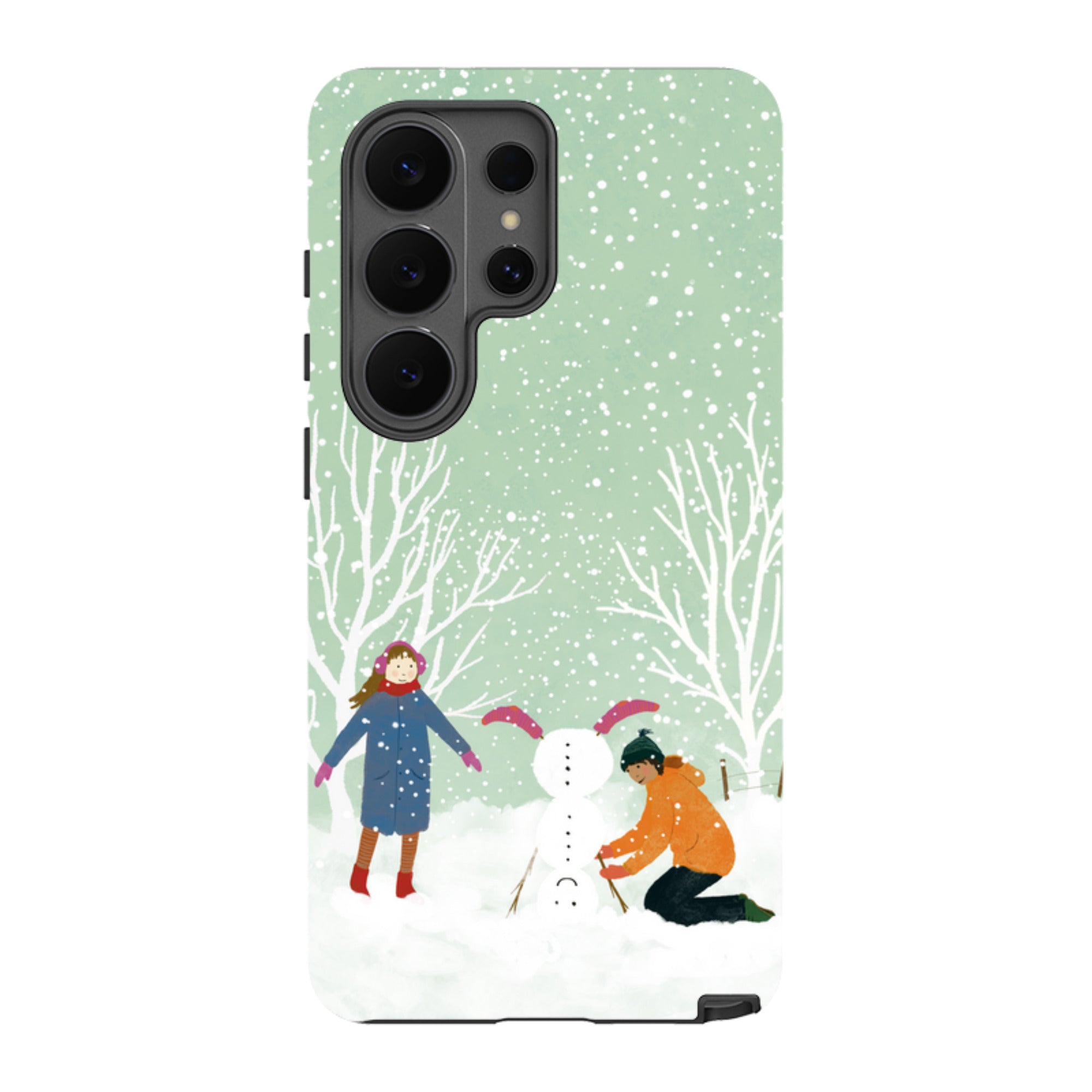 Samsung Tough Case - Snowball Building By Katherine Quinn