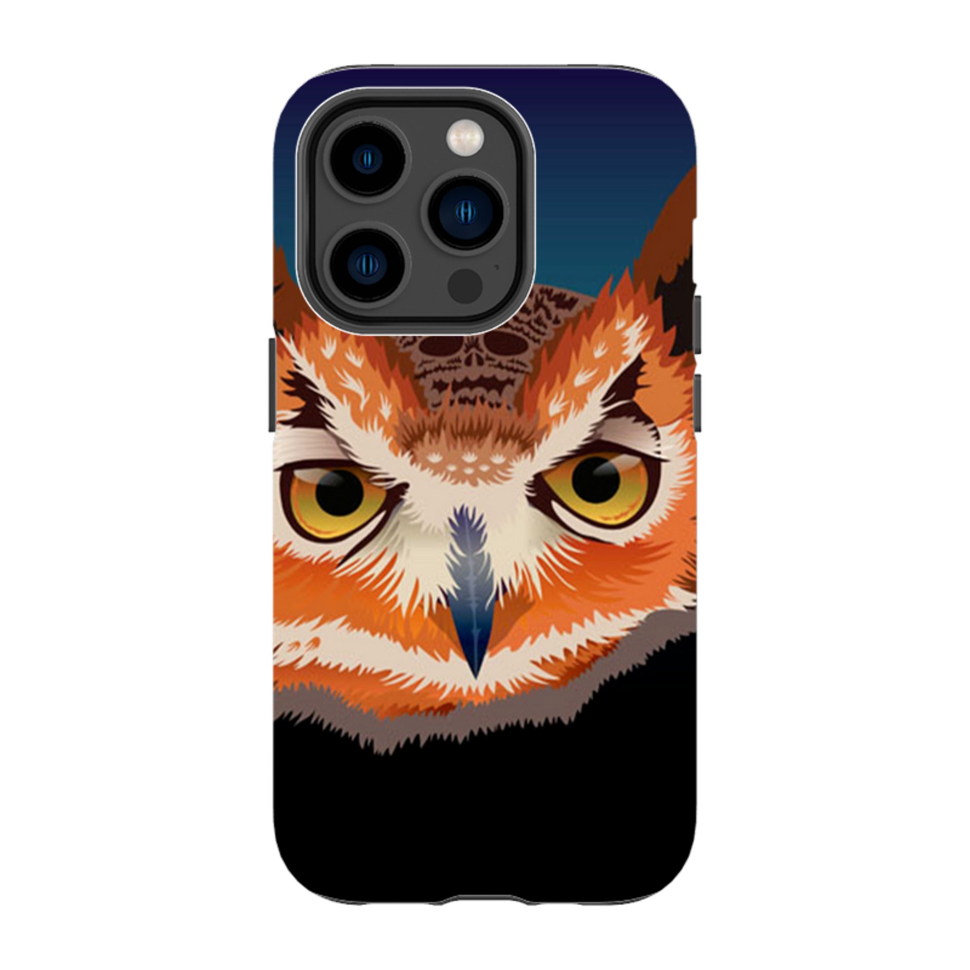 iPhone Tough Case - Owl By Mia Underwood