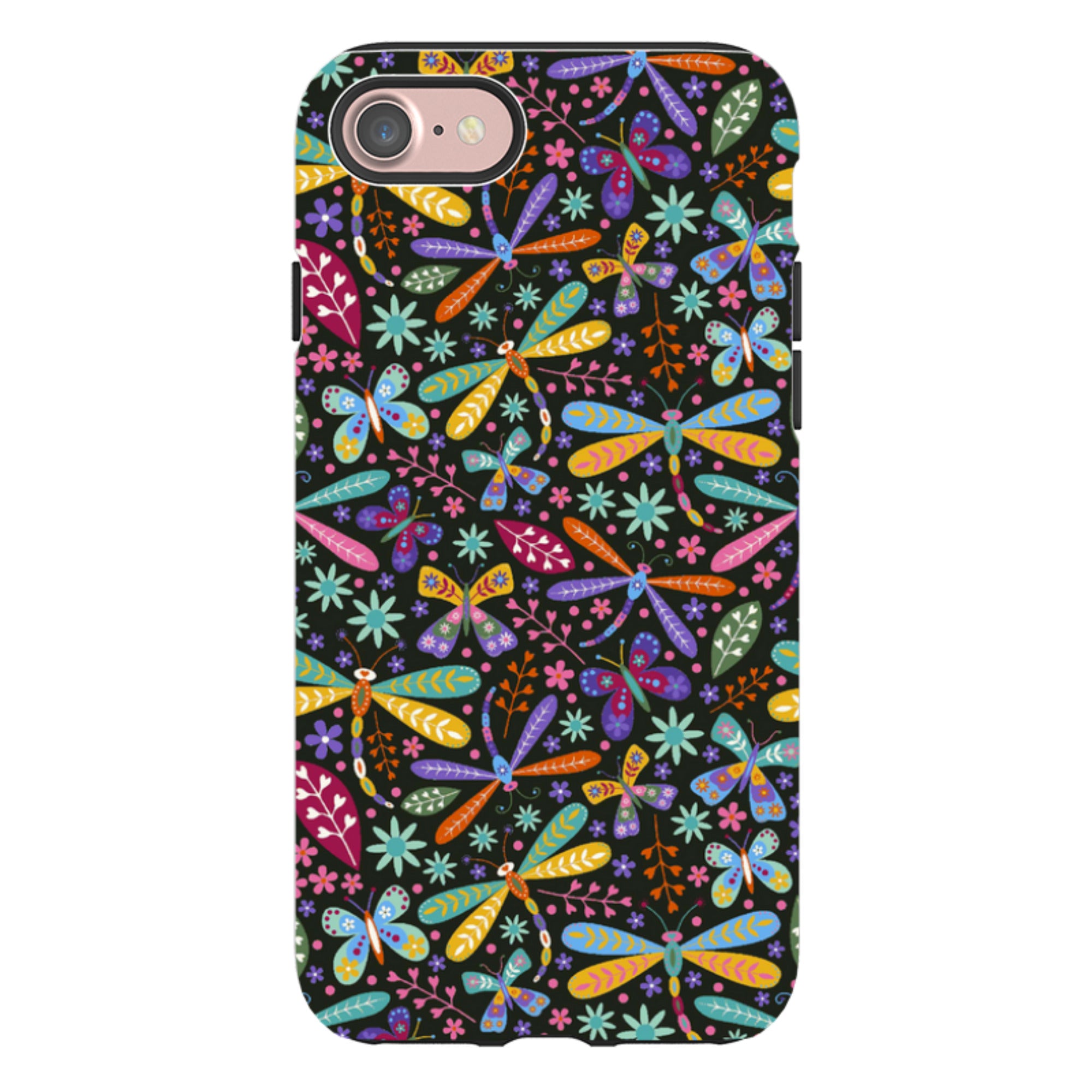 iPhone Tough Case - Dragonflies Multi By Suzy Taylor